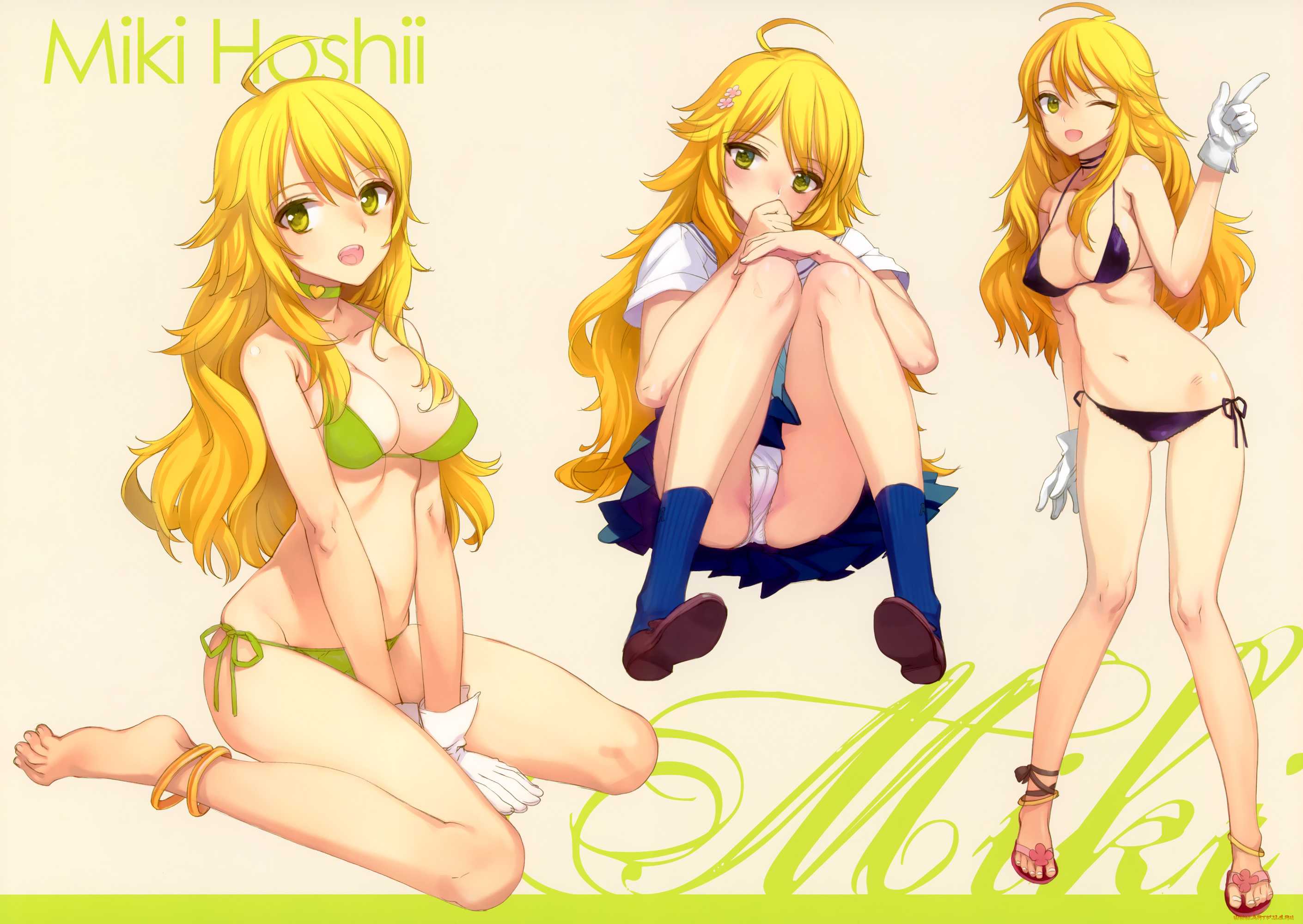 hoshii, miki, аниме, idolm@ster, idolmaster