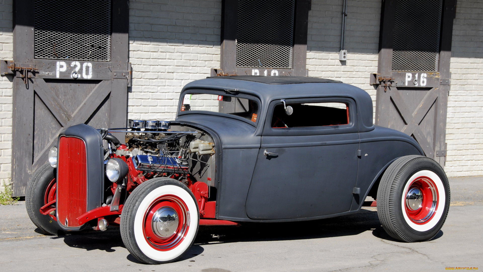1932, ford, coupe, street, rodder, syracuse, top, автомобили, custom, classic, car