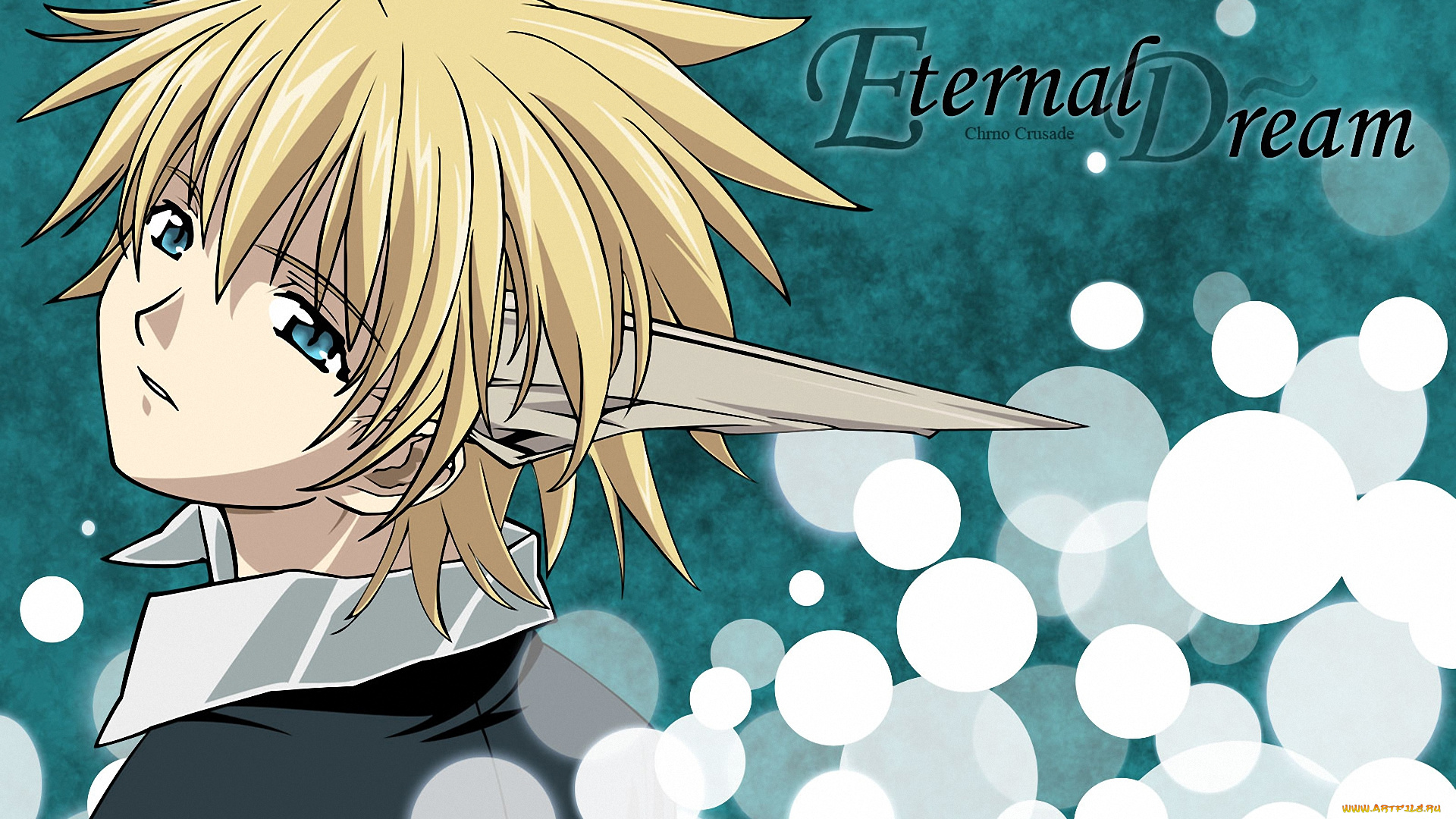 аниме, chrno, crusade, christopher, иешуа, joshua, рога, мальчик