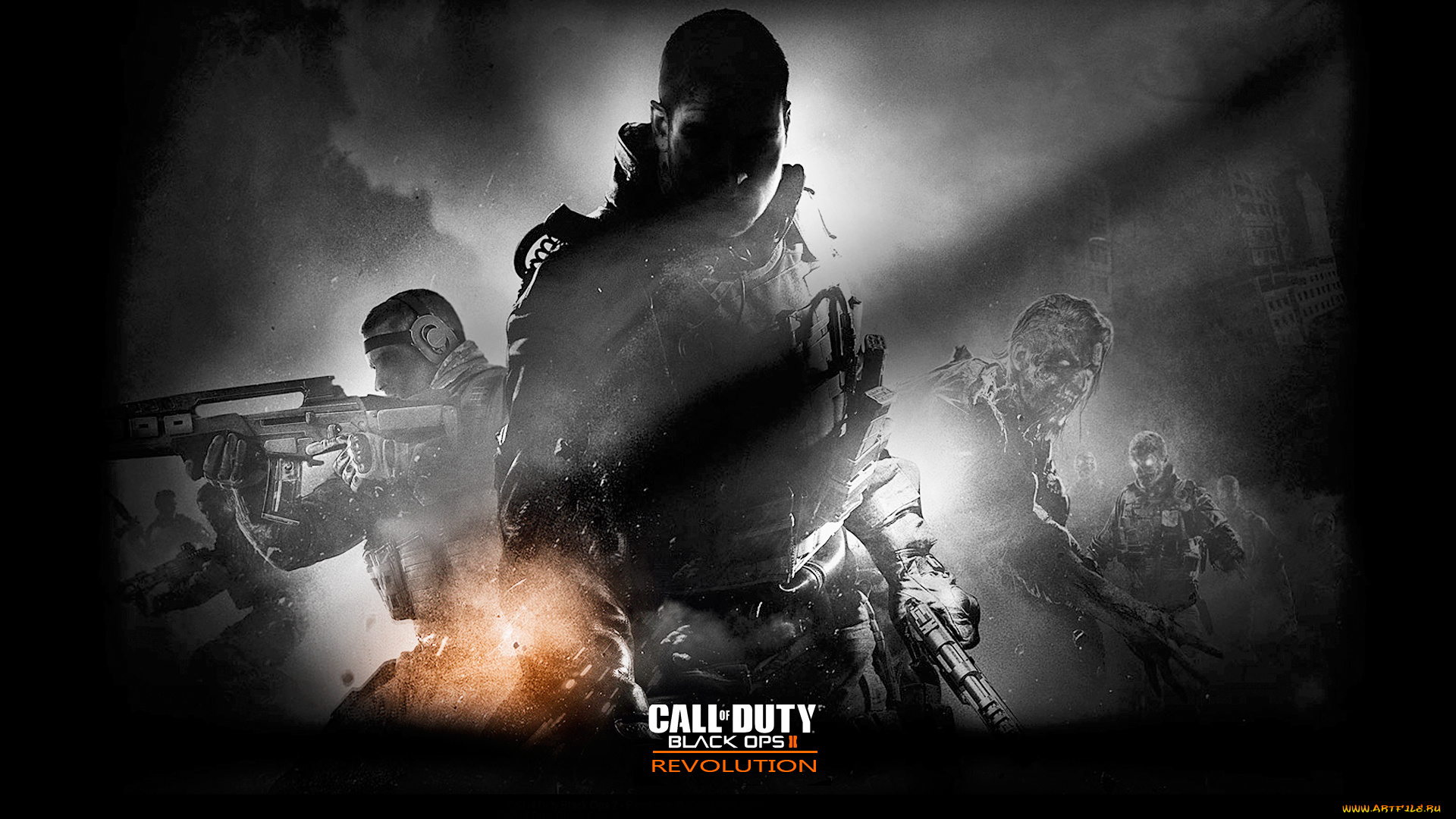 call, of, duty, black, ops, revolution, видео, игры, ii, нежить