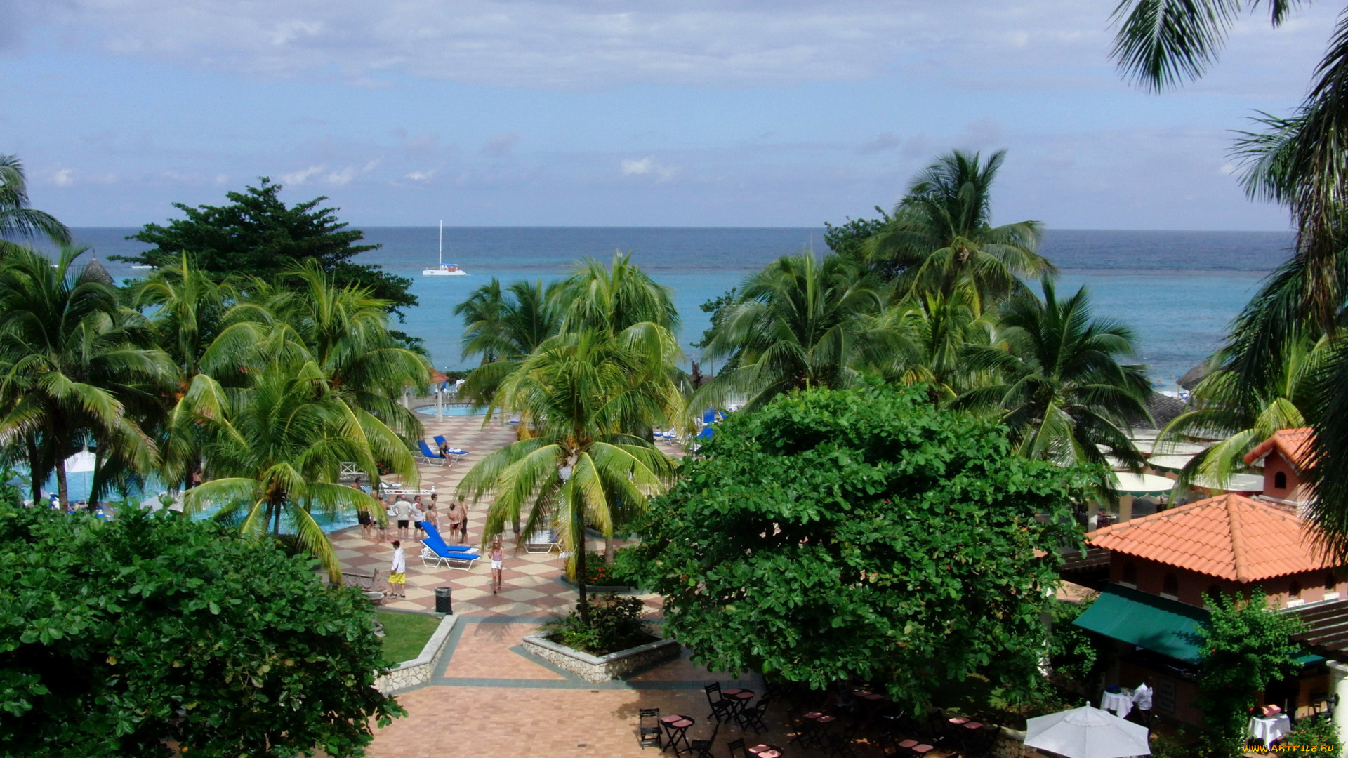 ocho, rios, jamaica, природа, тропики, море