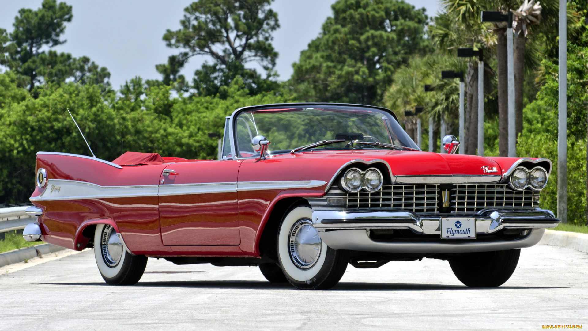 plymouth, sport, fury, convertible, автомобили