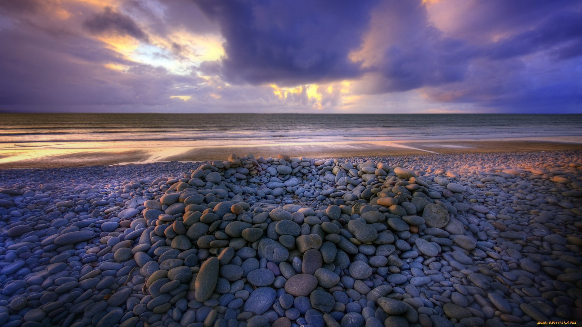 природа, побережье, море