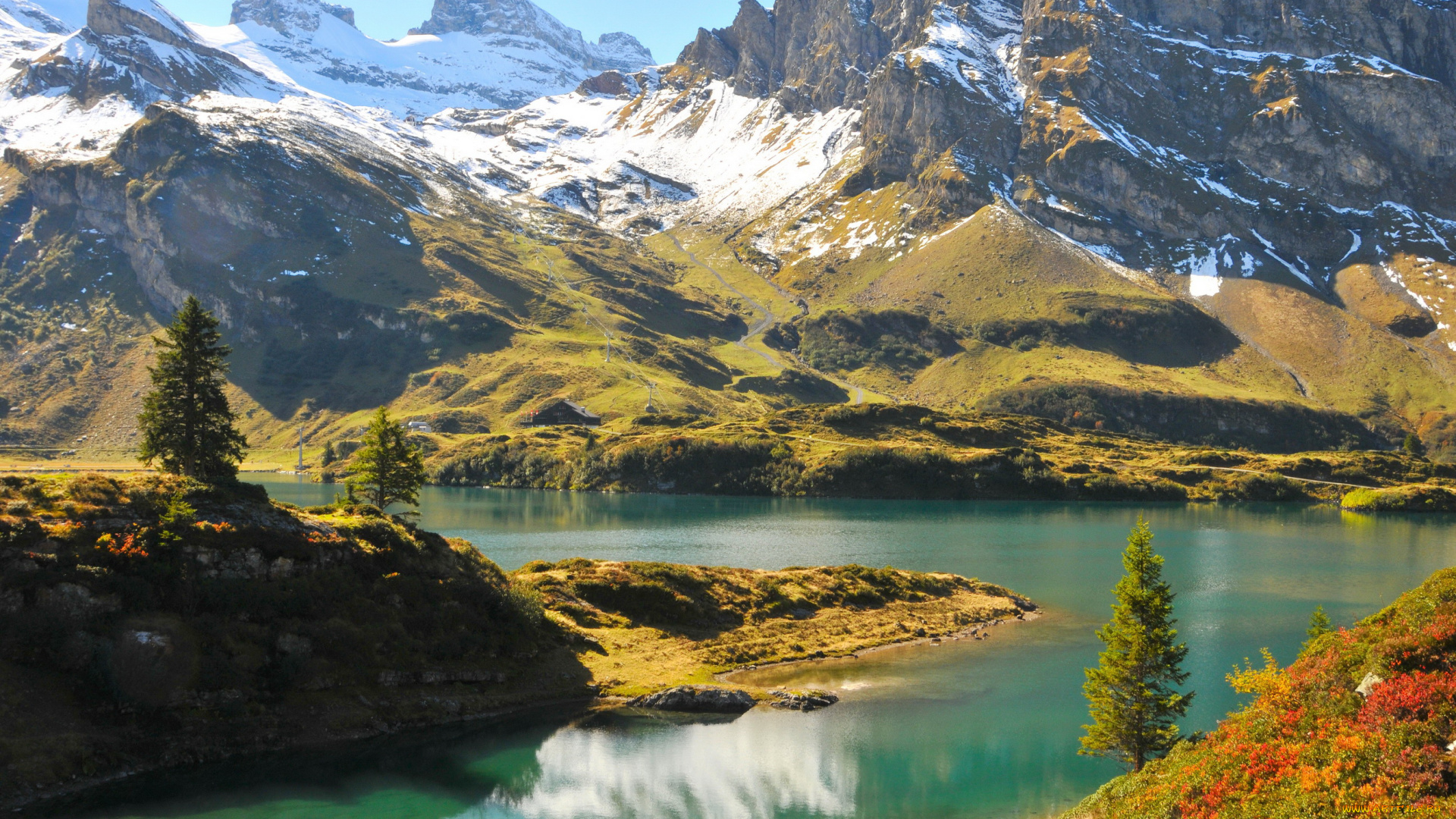 швейцария, вольфеншиссен, природа, реки, озера, горы, озеро