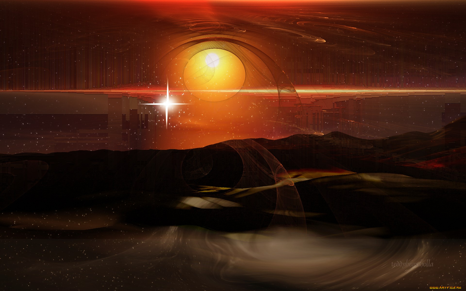 3д, графика, fantasy, фантазия, сказочный, мир