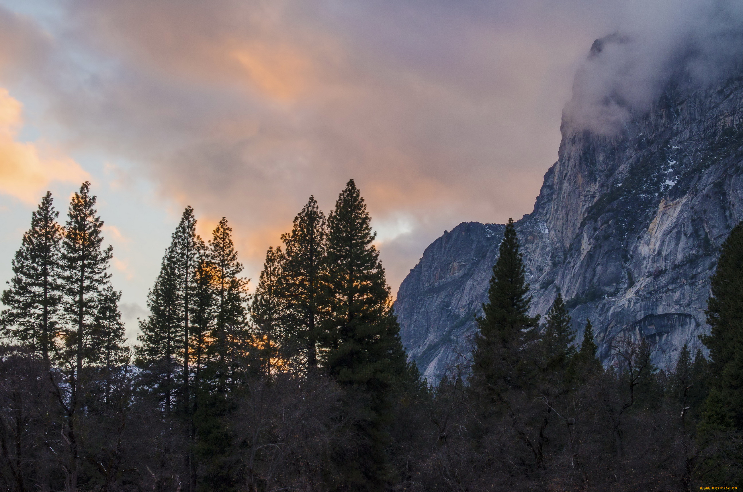california, yosemite, national, park, природа, горы