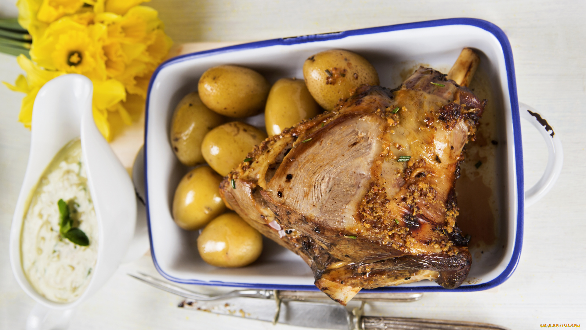 еда, мясные, блюда, картошка, мясо