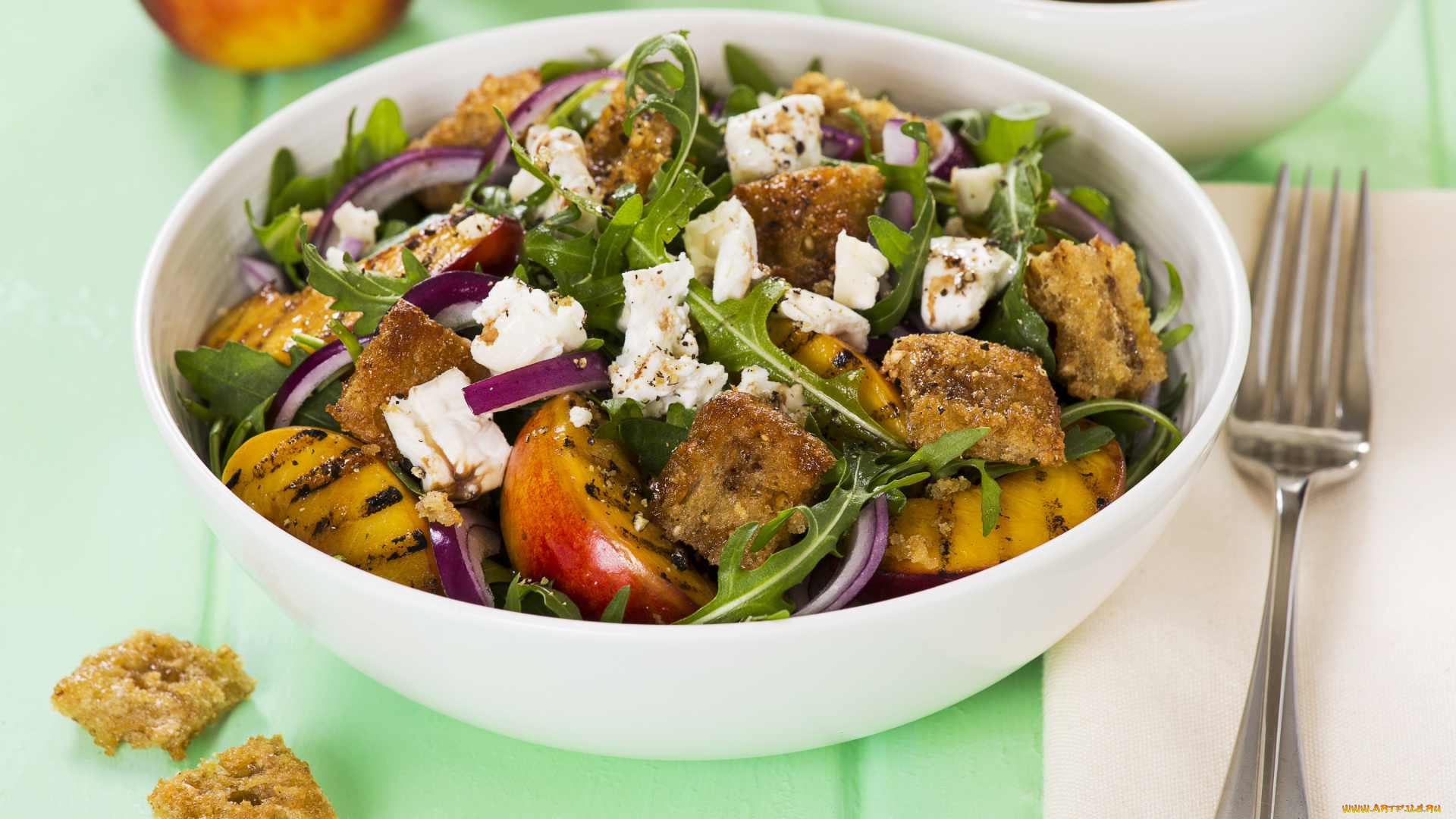 еда, салаты, , закуски, фета, руккола, овощи