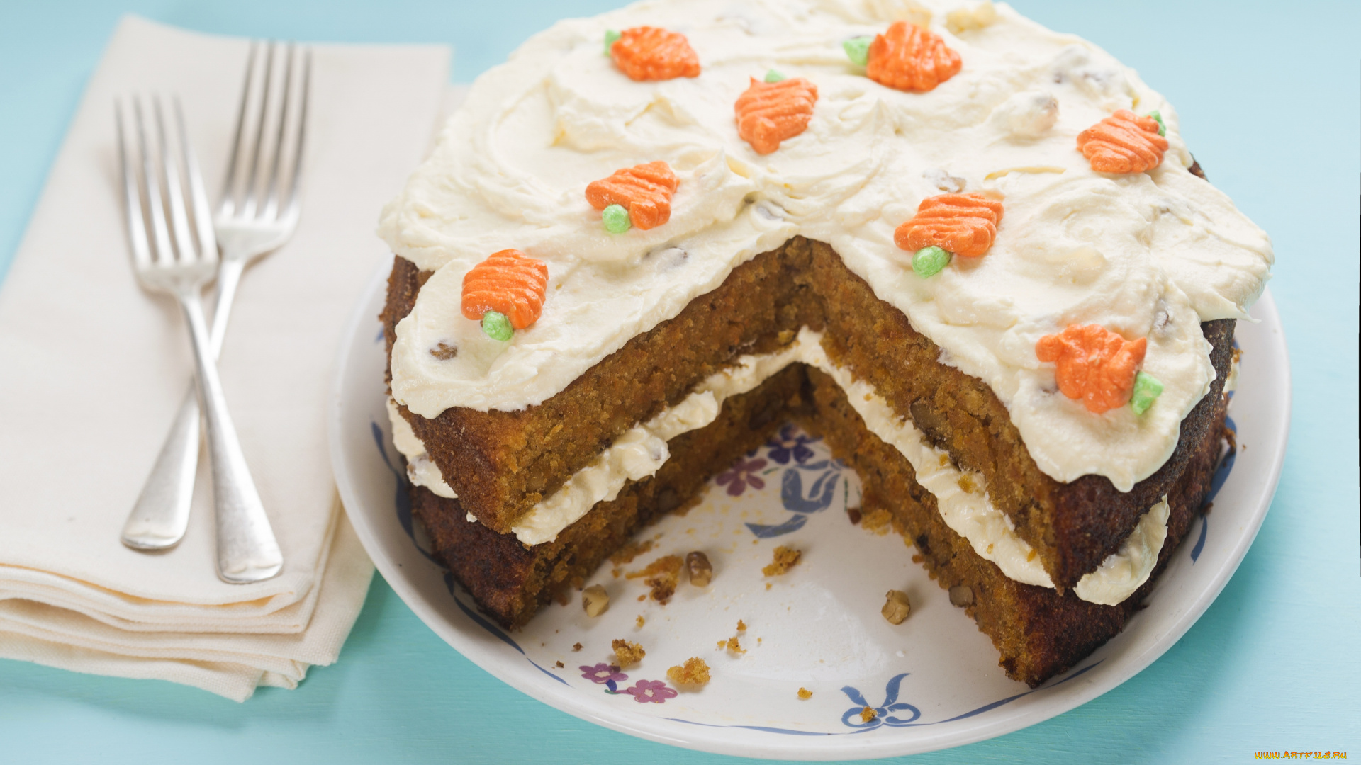 еда, торты, крем