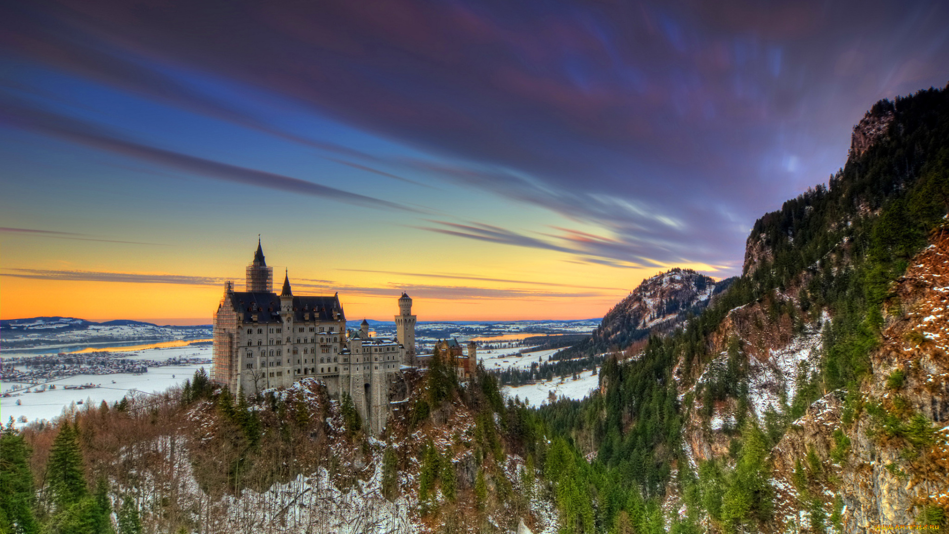германия, бавария, , neuschwanstein, замок, города, замок, нойшванштайн, , германия, замок, castle, neuschwanstein, бавария