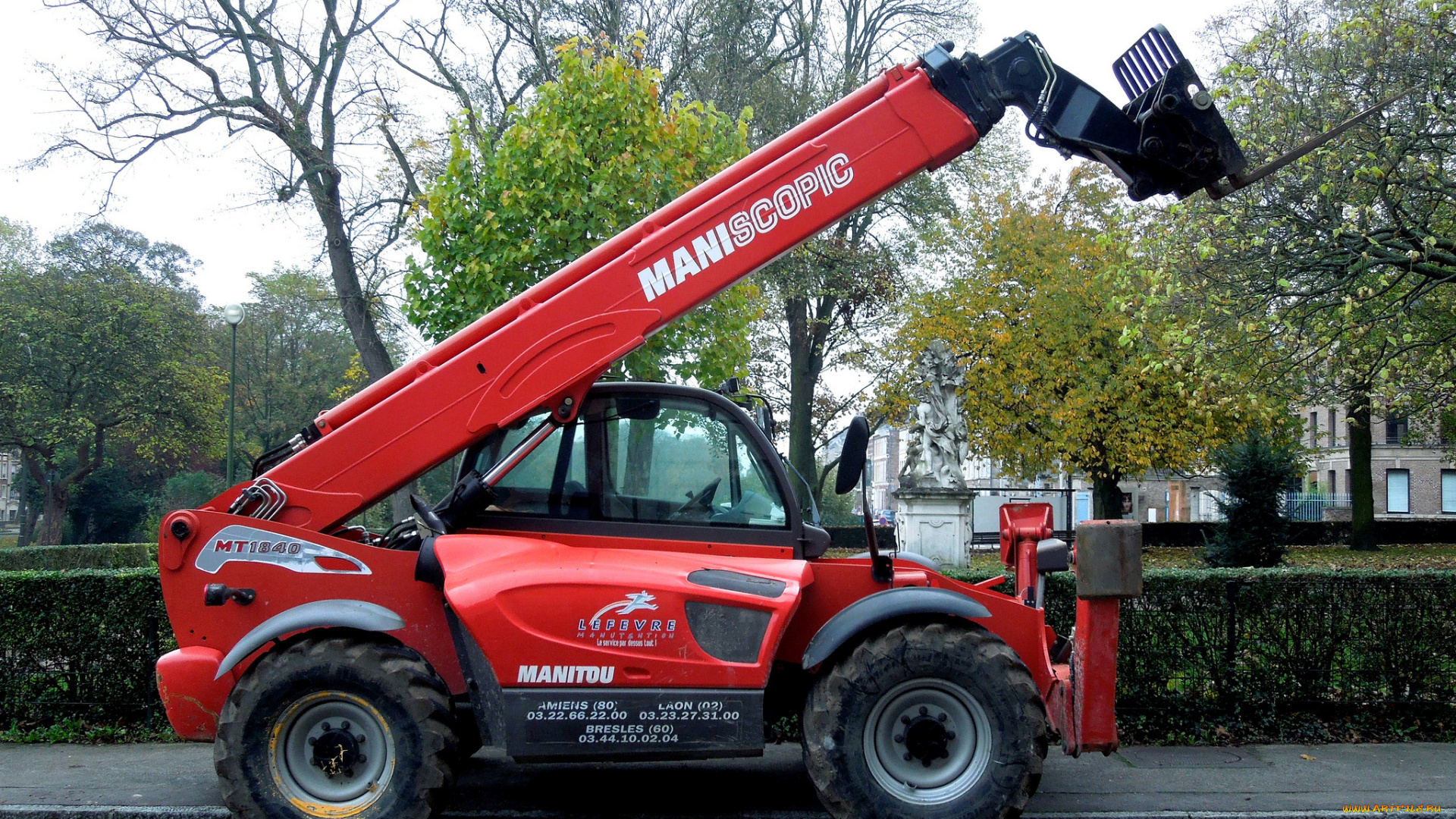 manitou, maniscopic, mt1840, техника, фронтальные, погрузчики, поргрузчик, автошасси