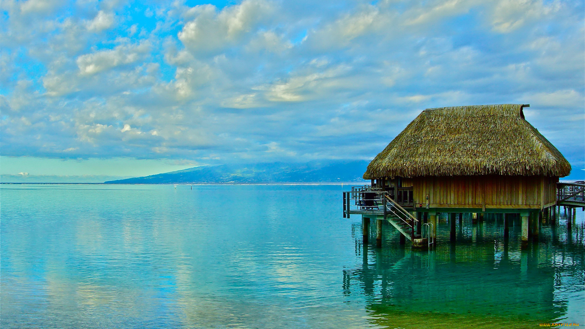 moorea, , , french, polynesia, природа, тропики, moorea, french, polynesia, бунгало, море