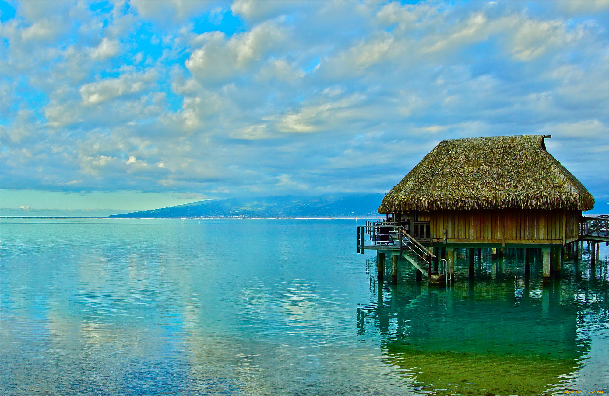 moorea, , , french, polynesia, природа, тропики, moorea, french, polynesia, бунгало, море