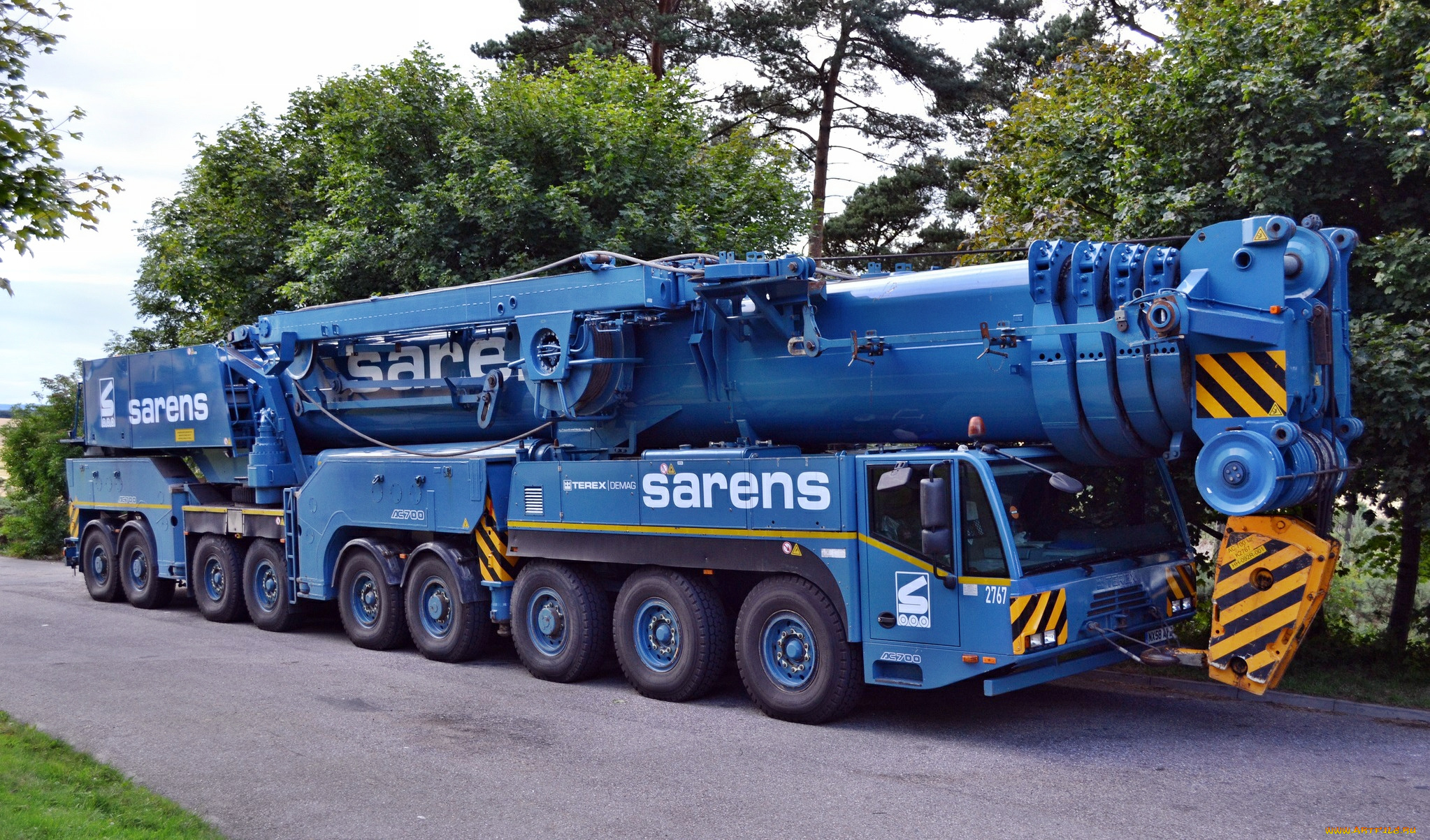 sarens, terex, demag, ac700, техника, краны, автошасси, кран, самоходный