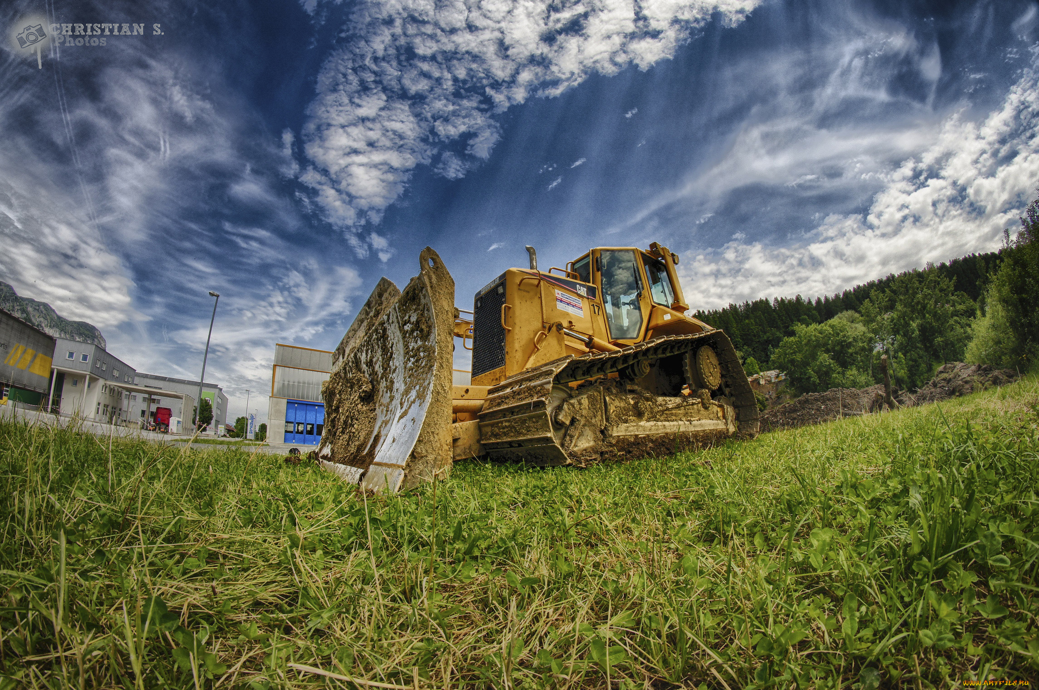 техника, бульдозеры, на, гусенецах, ковш, мощь, бульдозер