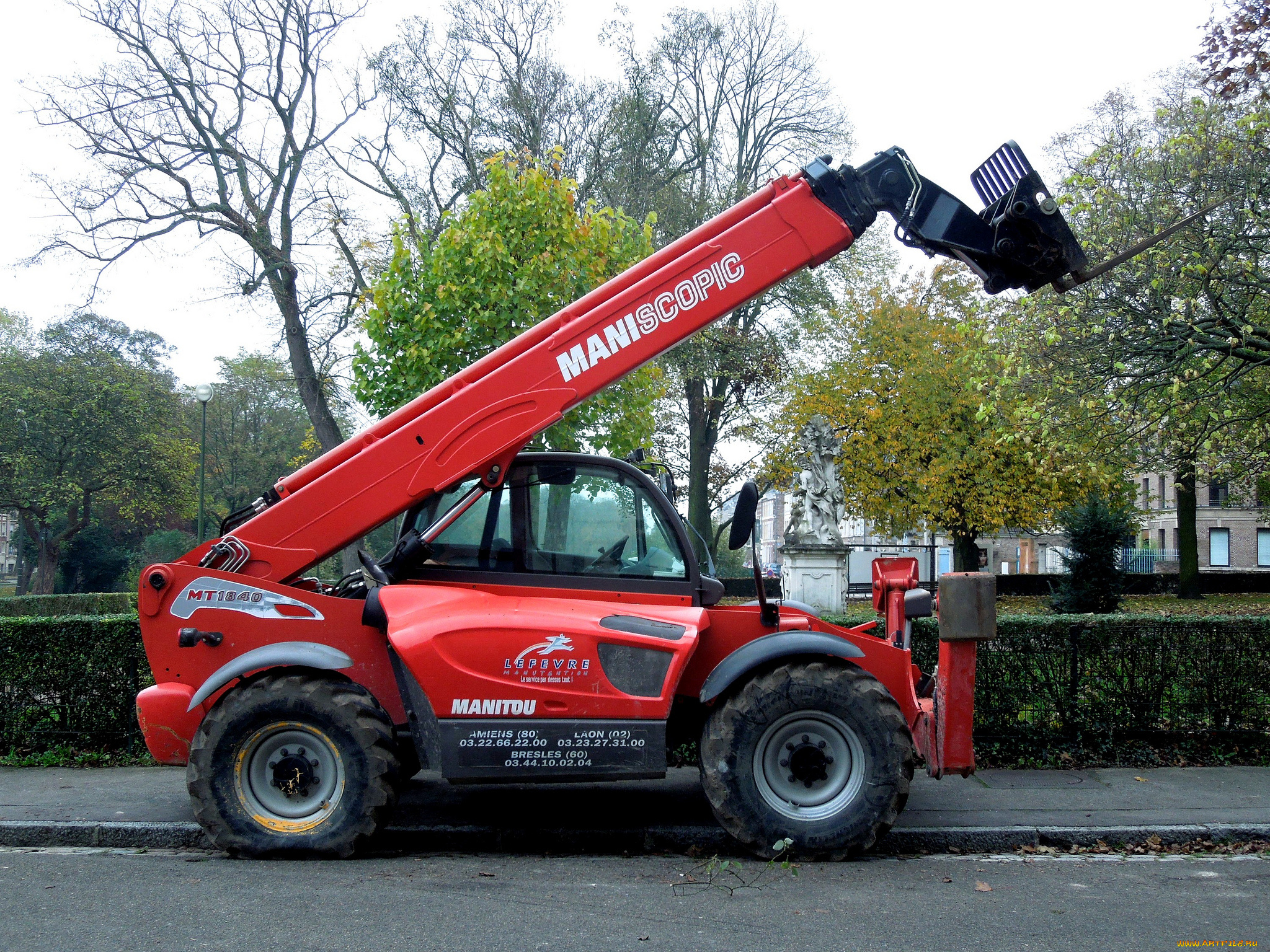 manitou, maniscopic, mt1840, техника, фронтальные, погрузчики, поргрузчик, автошасси