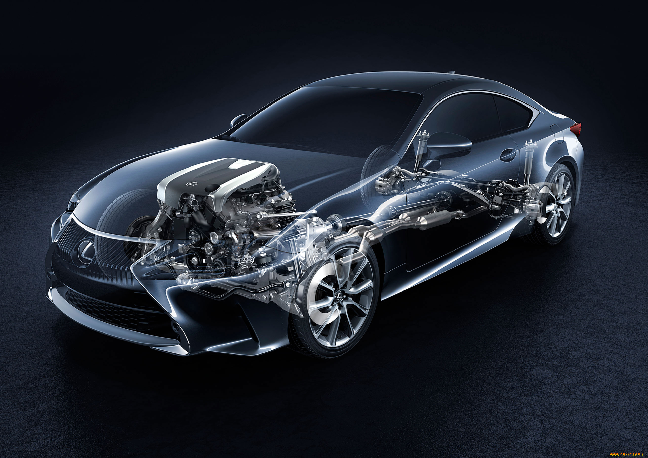 автомобили, рентген, lexus