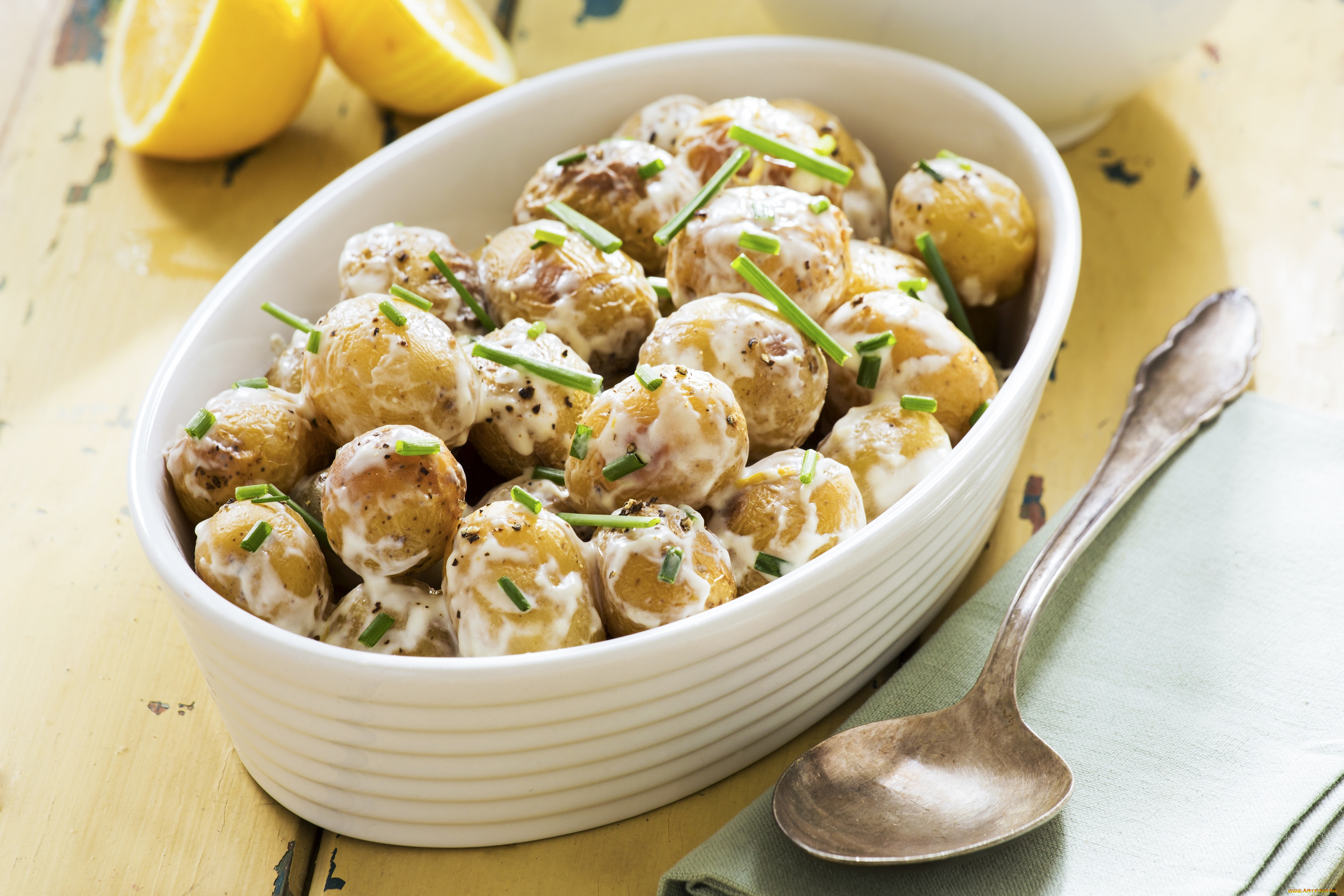 еда, картофель, соус, картошка