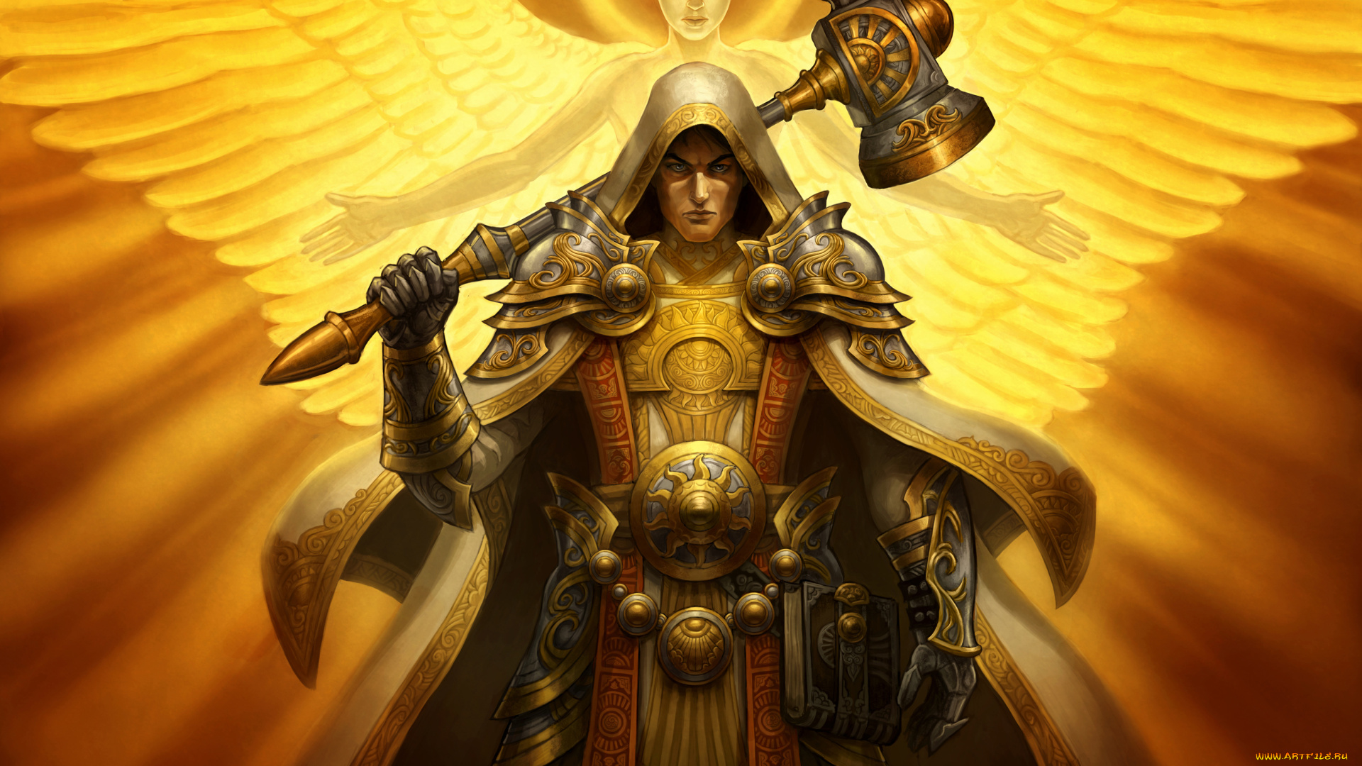 3д, графика, ангел, , angel, воин, оружие, ангел