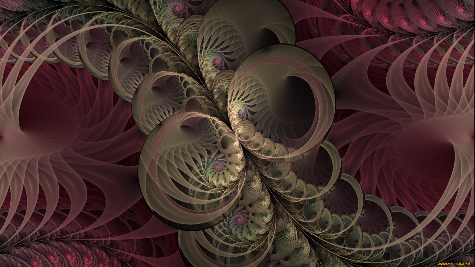 3д, графика, фракталы, , fractal, узор, фон, цвета
