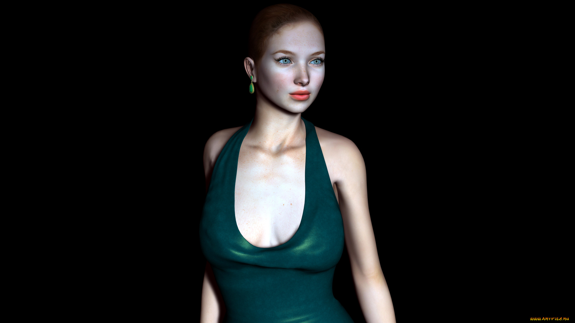 3д, графика, люди, , people, фон, взгляд, девушка