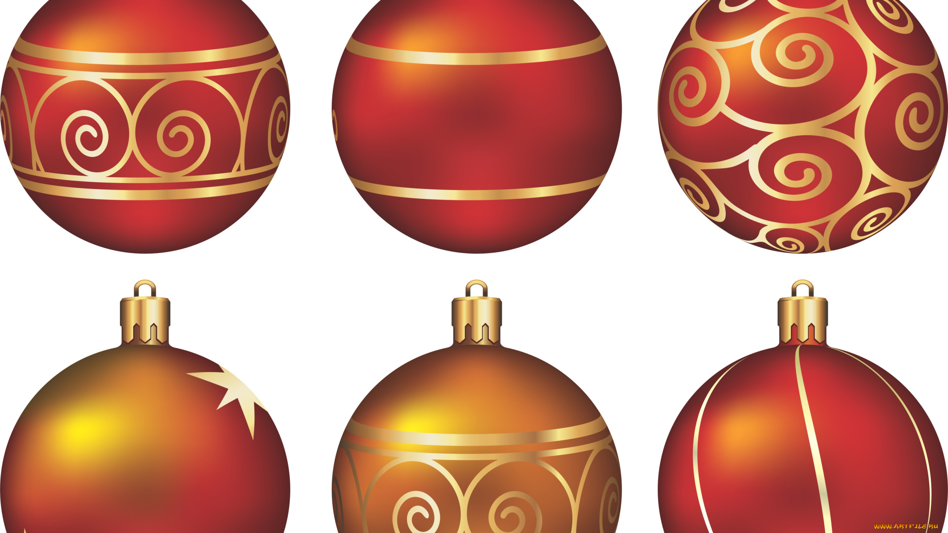 праздничные, векторная, графика, , новый, год, фон, шары