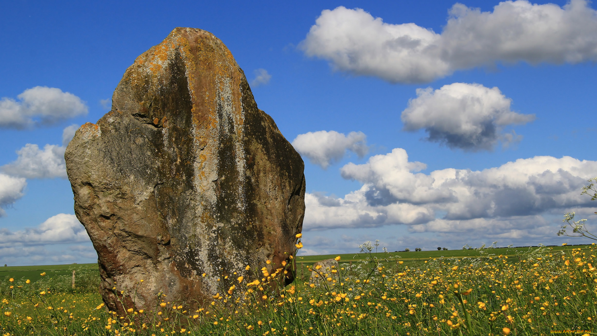 природа, камни, , минералы, облака, standing, небо, каменная, глыба, stones-stone, поле