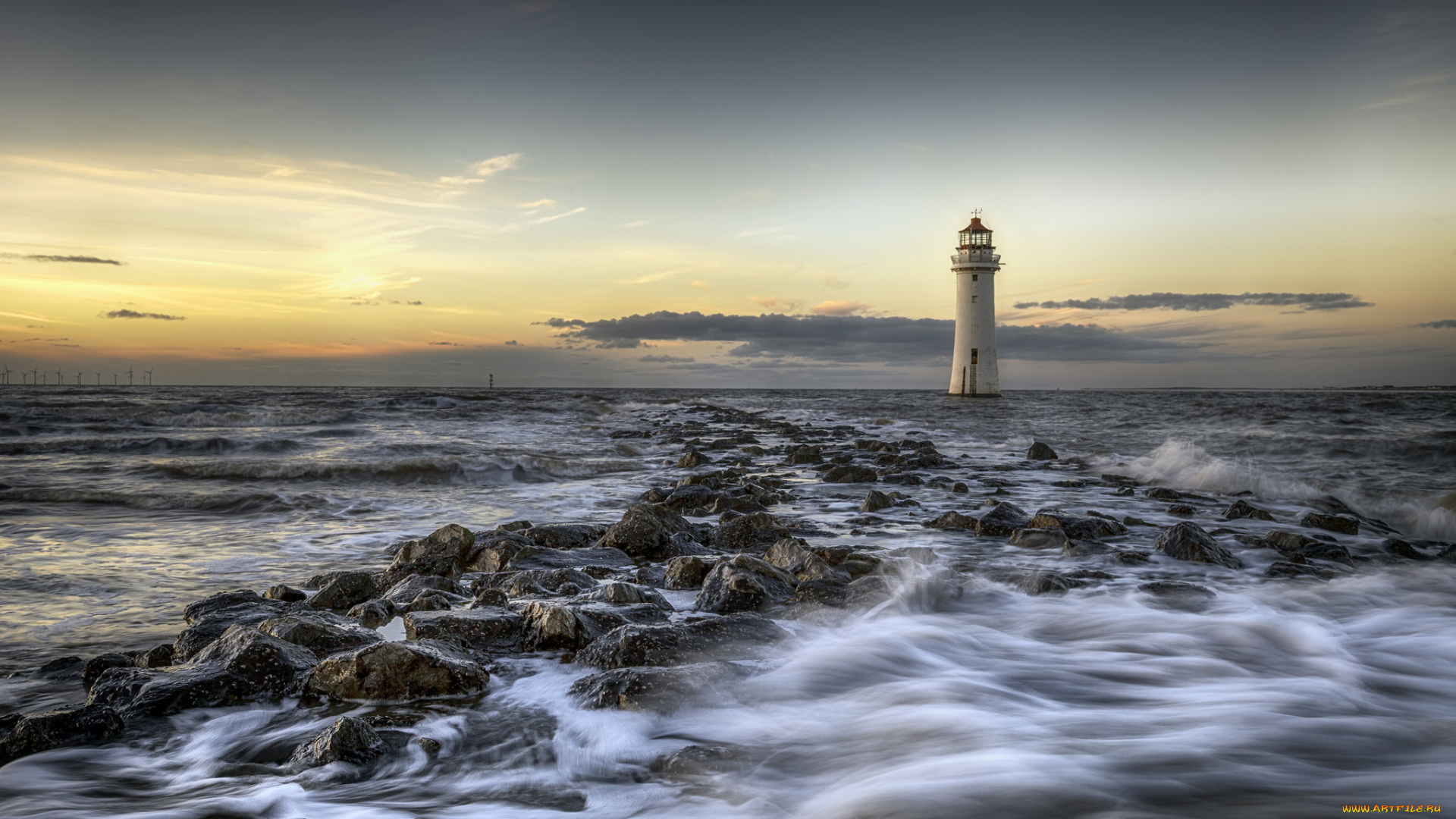 природа, маяки, побережье, маяк