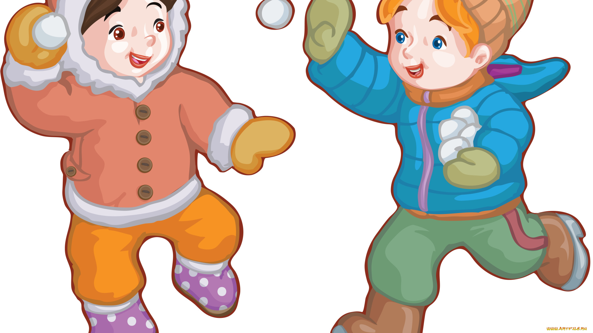 векторная, графика, дети, игра