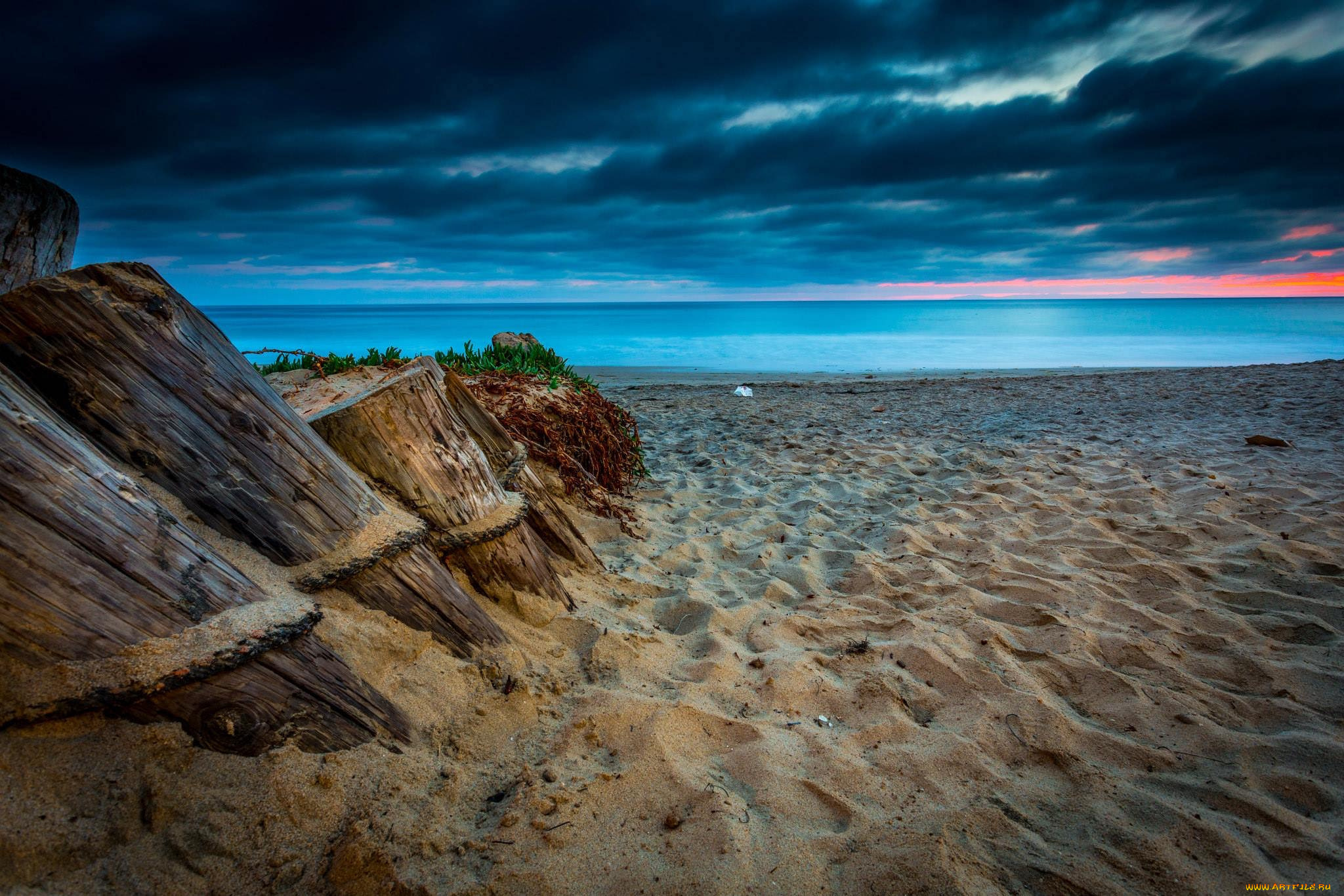 природа, побережье, океан, пляж