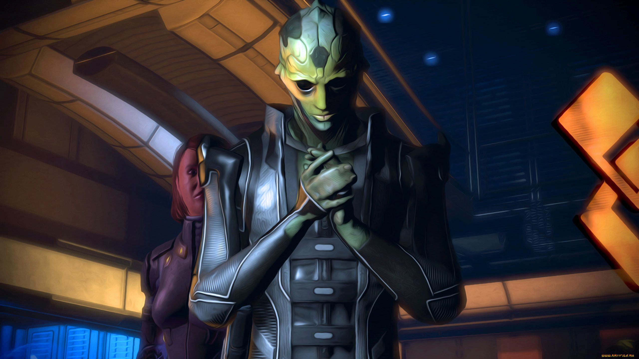 видео, игры, mass, effect, 2, персонажи