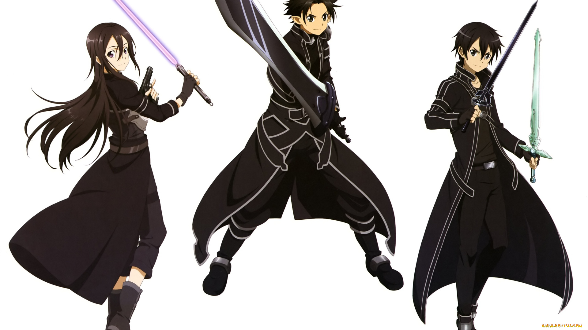 аниме, sword, art, online, кмрито