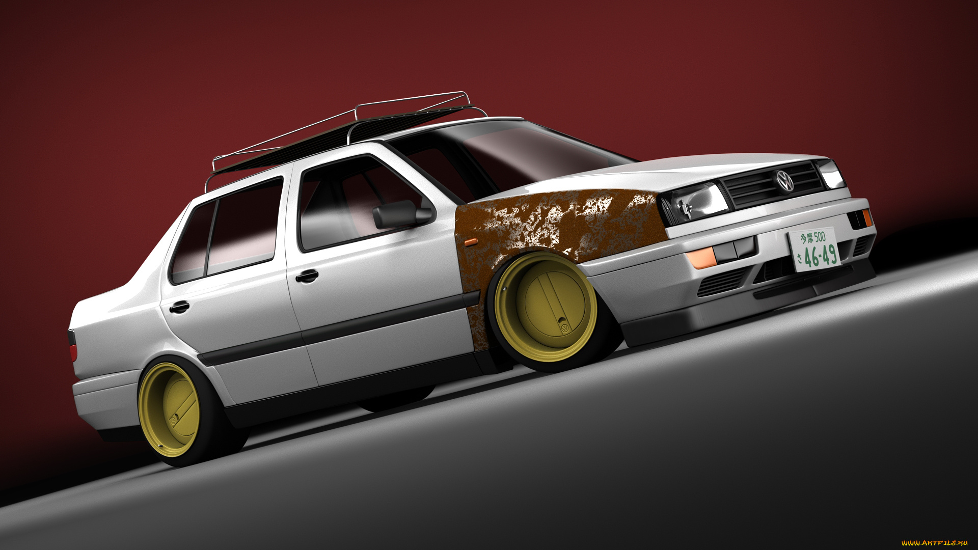 автомобили, 3д, vento, jetta, d3ifzp9, darkstryder360, mk3, rat, volkswagen