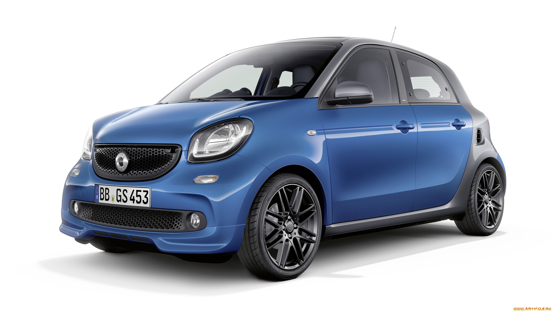 автомобили, smart, forfour, brabus, sportpaket, 2016г