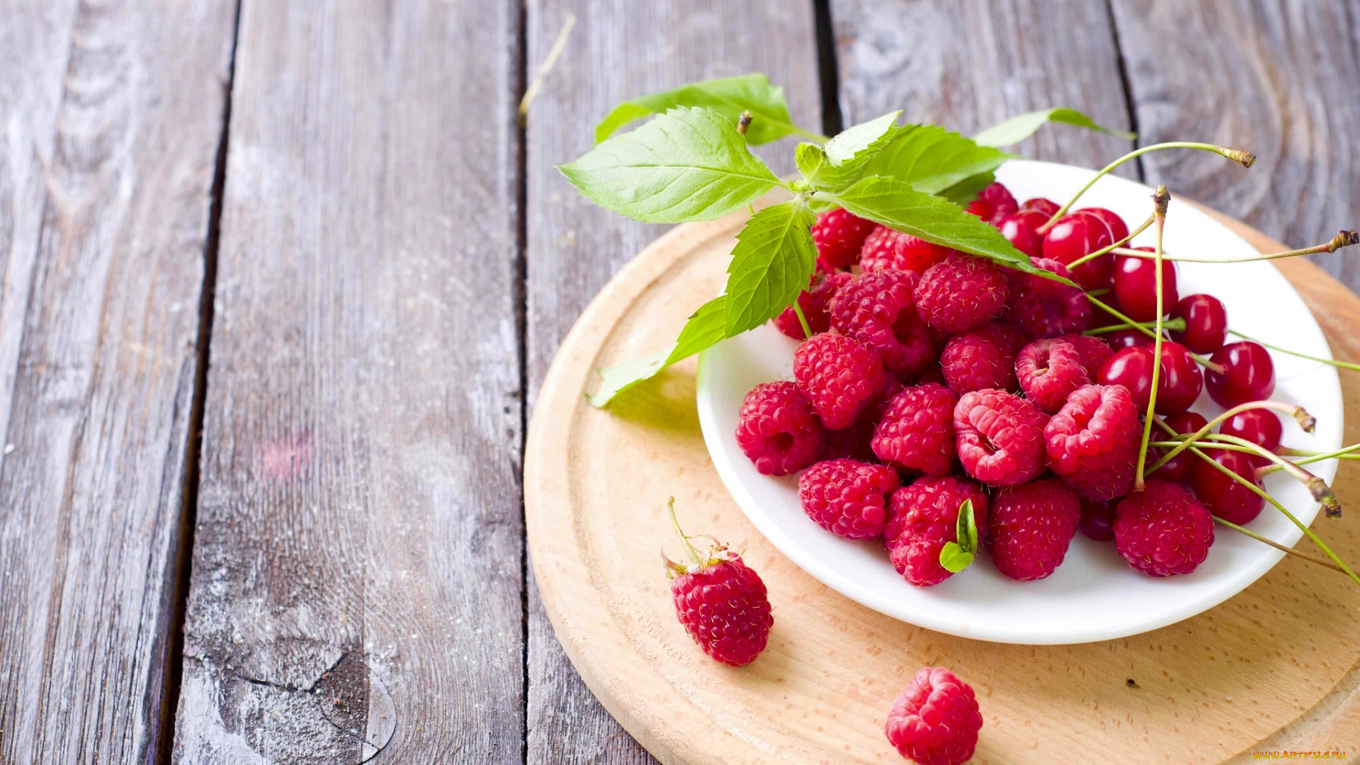 еда, фрукты, , ягоды, ягоды, малина, вишня, доски