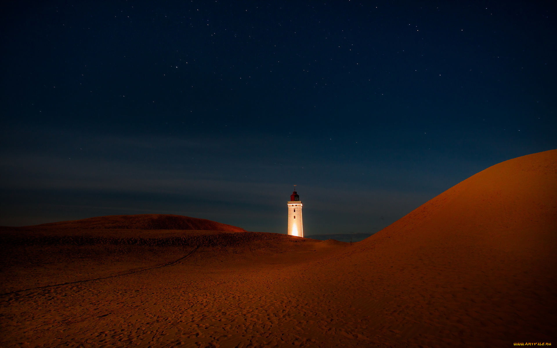 природа, маяки, gtcjr, лунный, свет