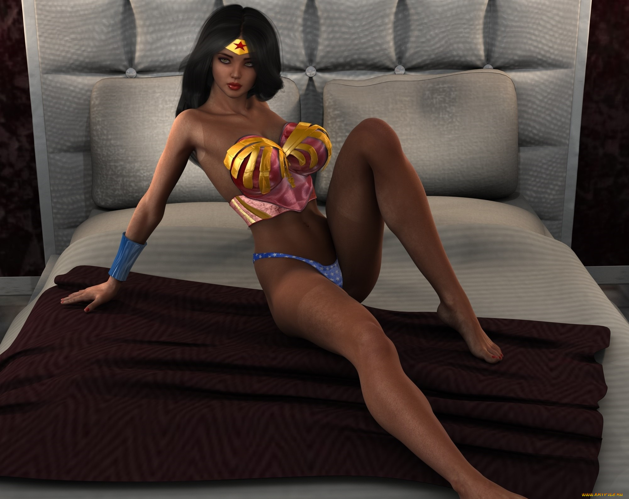 3д, графика, люди, , people, супермен, фон, взгляд, девушка