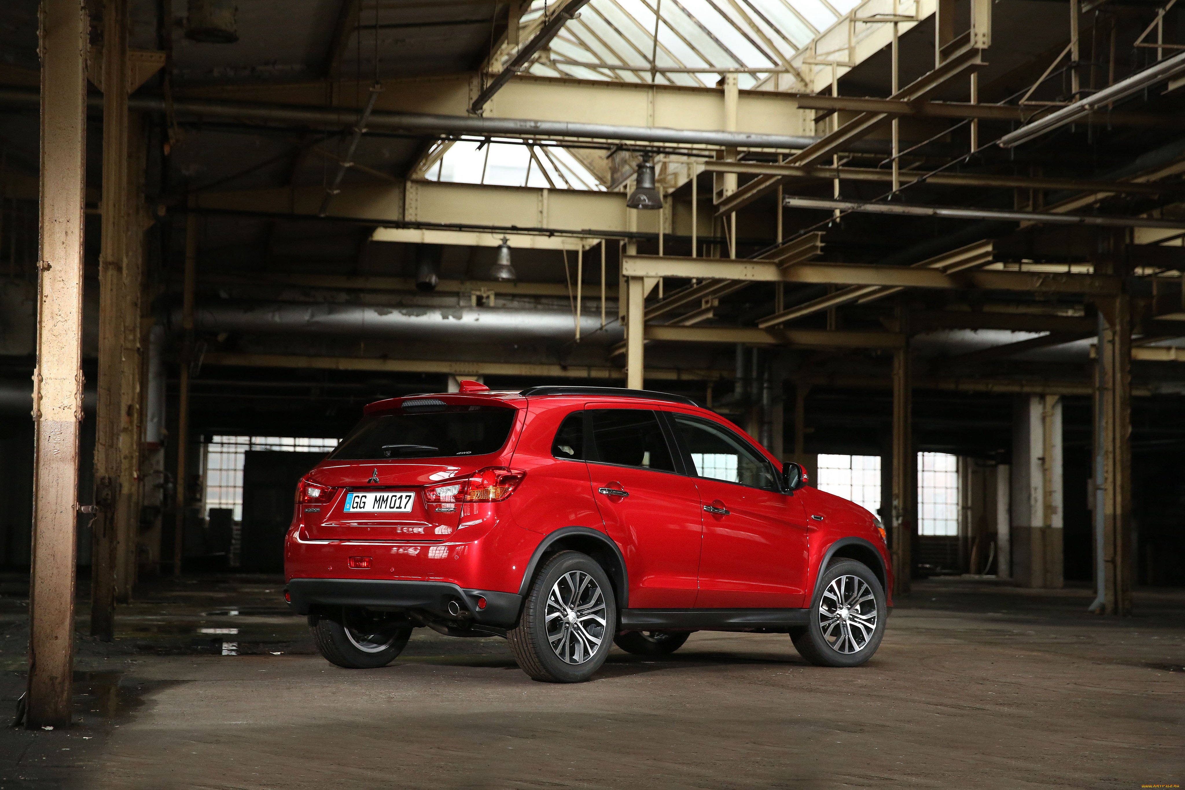 автомобили, mitsubishi, красный, 2016г, asx