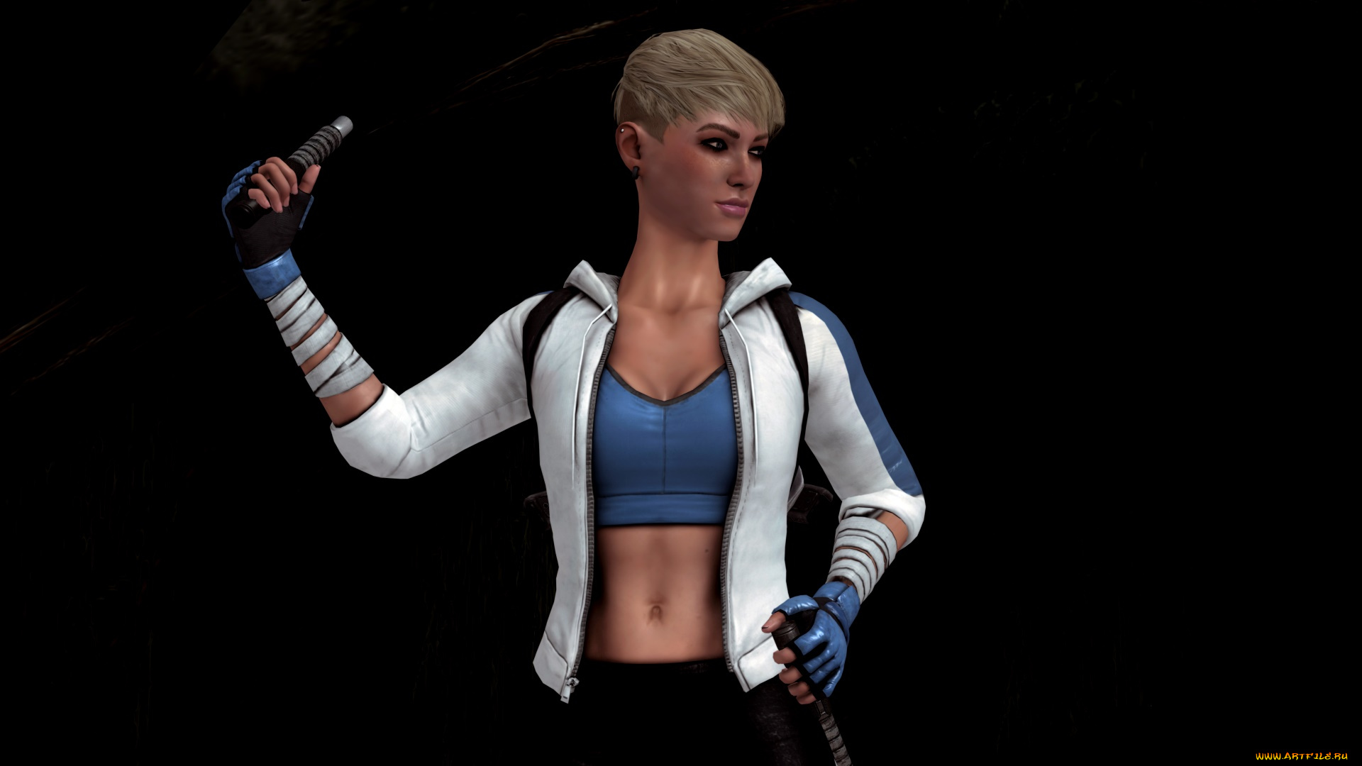 3д, графика, фантазия, , fantasy, девушка, взгляд, фон