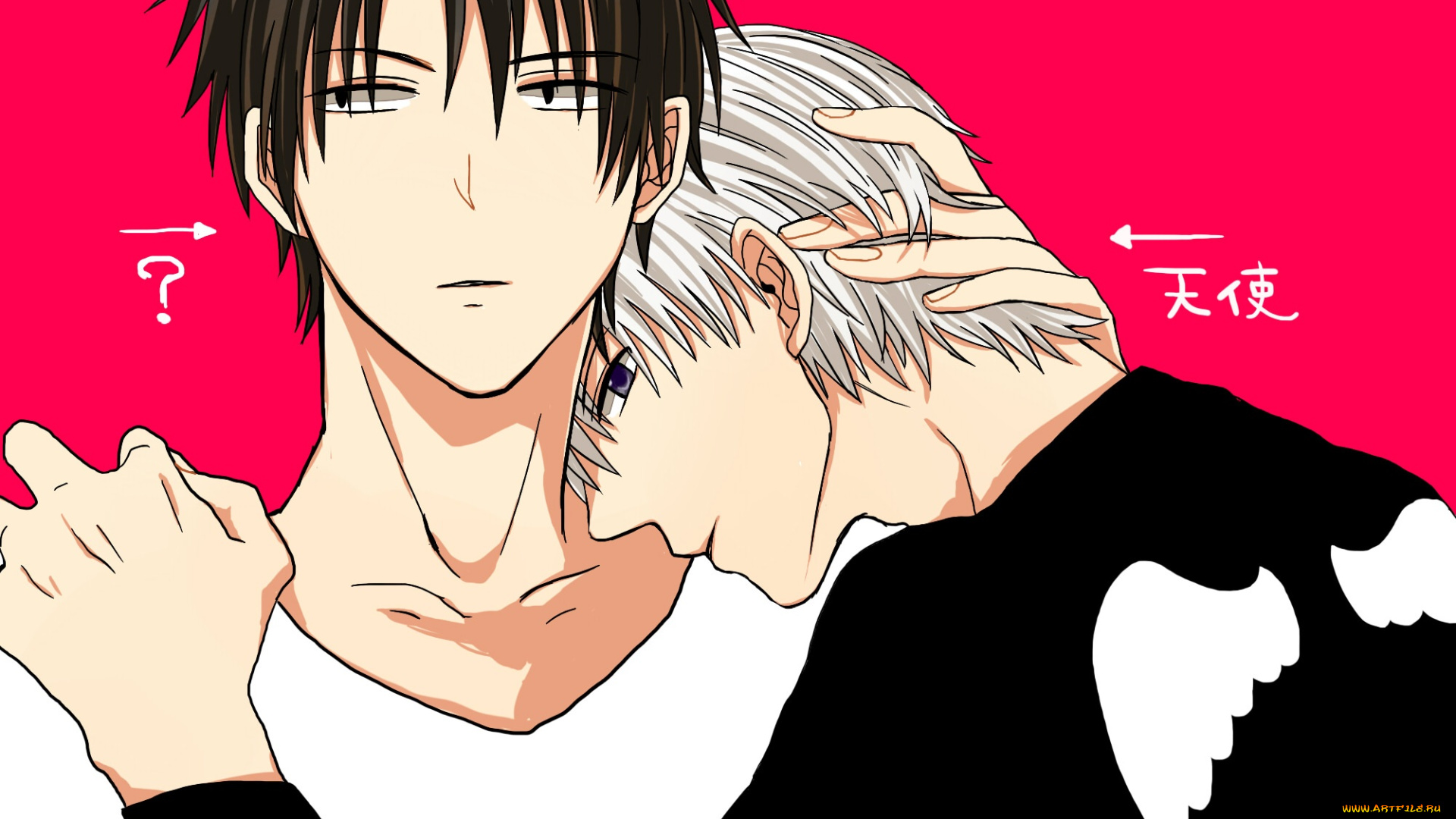 аниме, beelzebub, oga, tatsumi, furuichi, takayuki