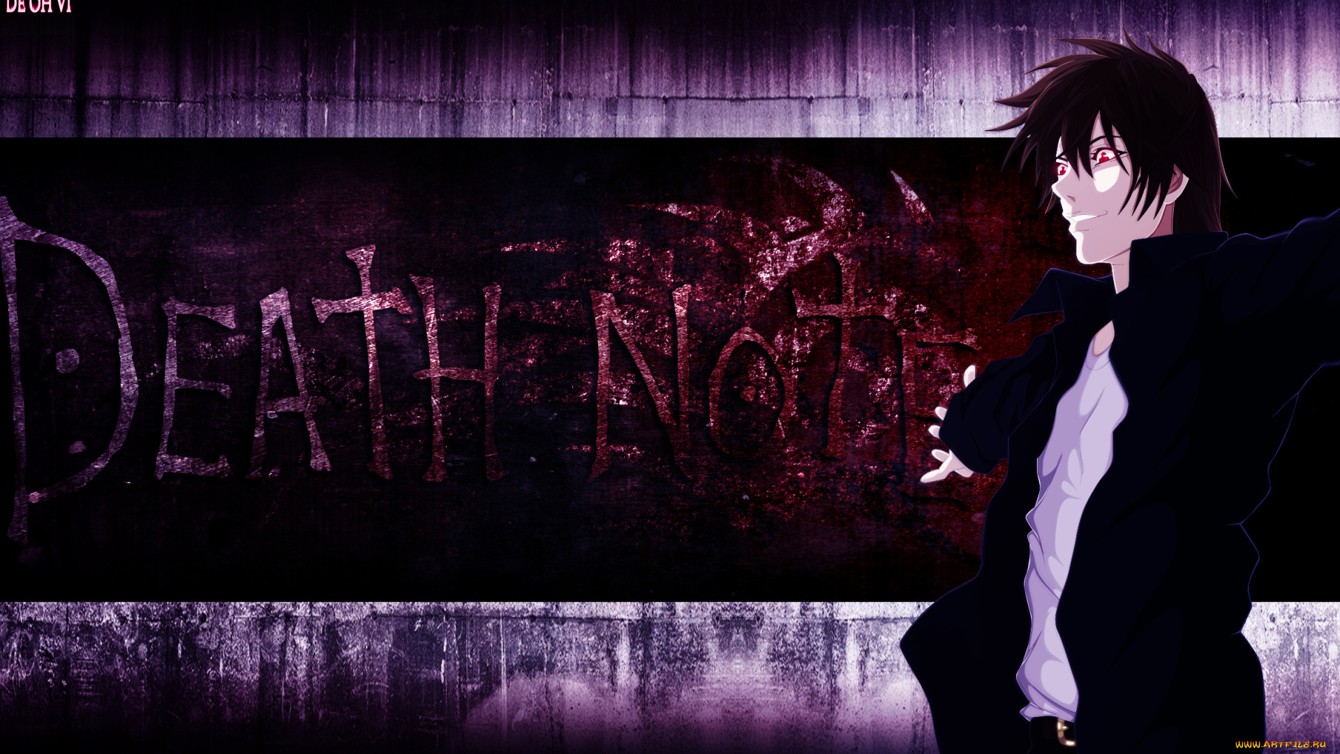 аниме, death, note, yagami, raito