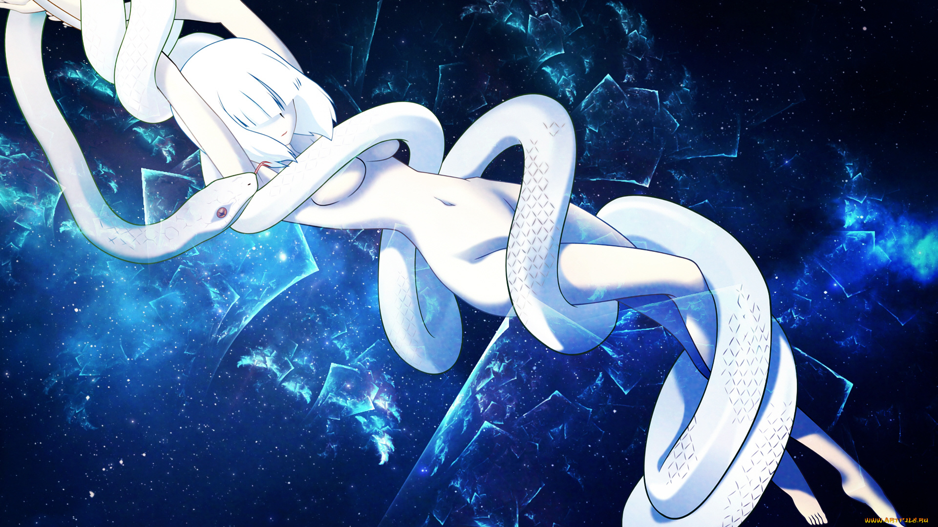 аниме, katanagatari, девушка