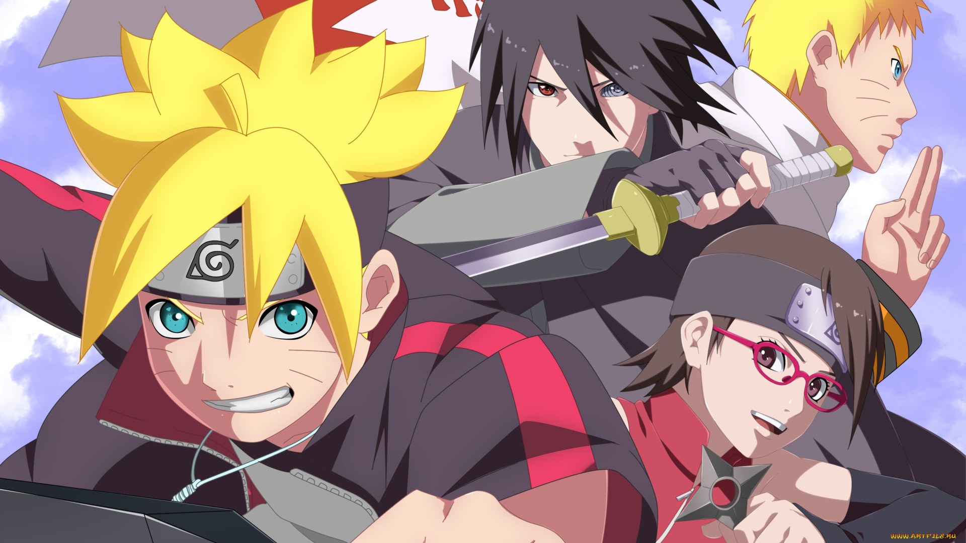аниме, naruto, boruto