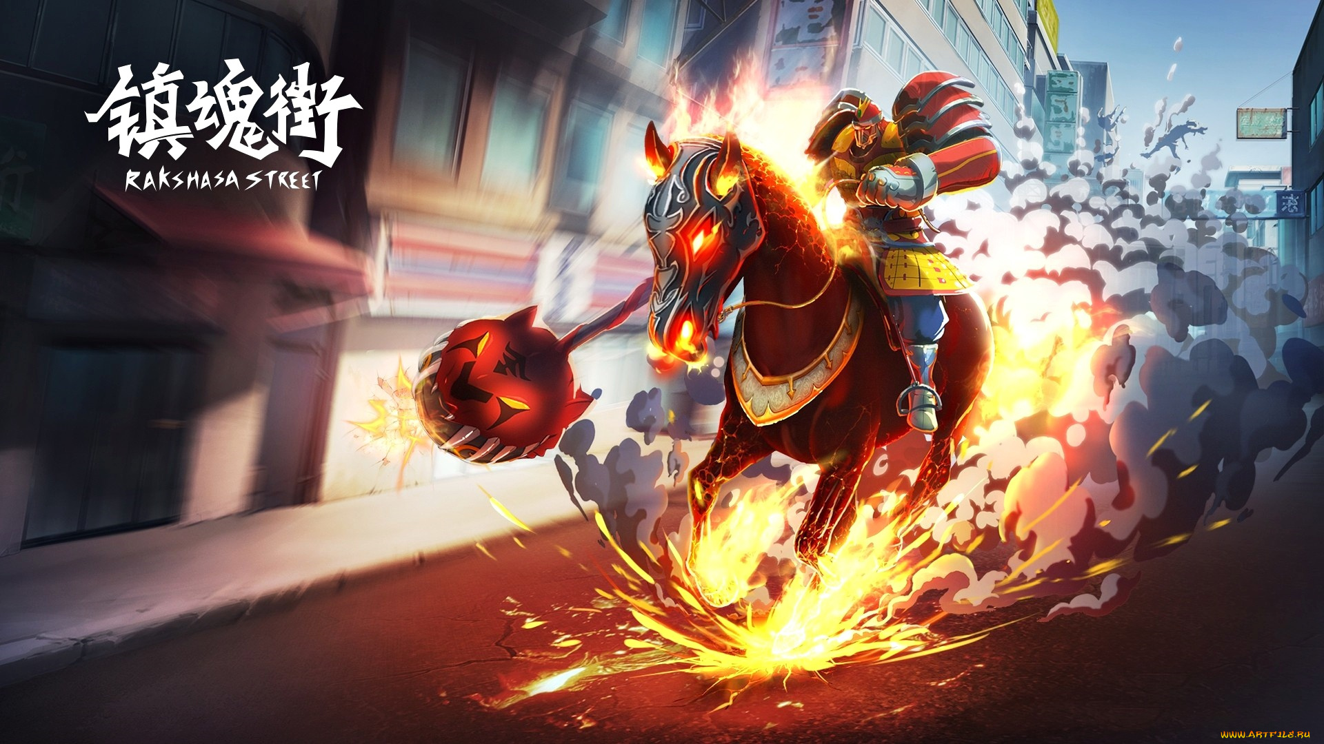 аниме, rakshasa, street, rakshasa, street