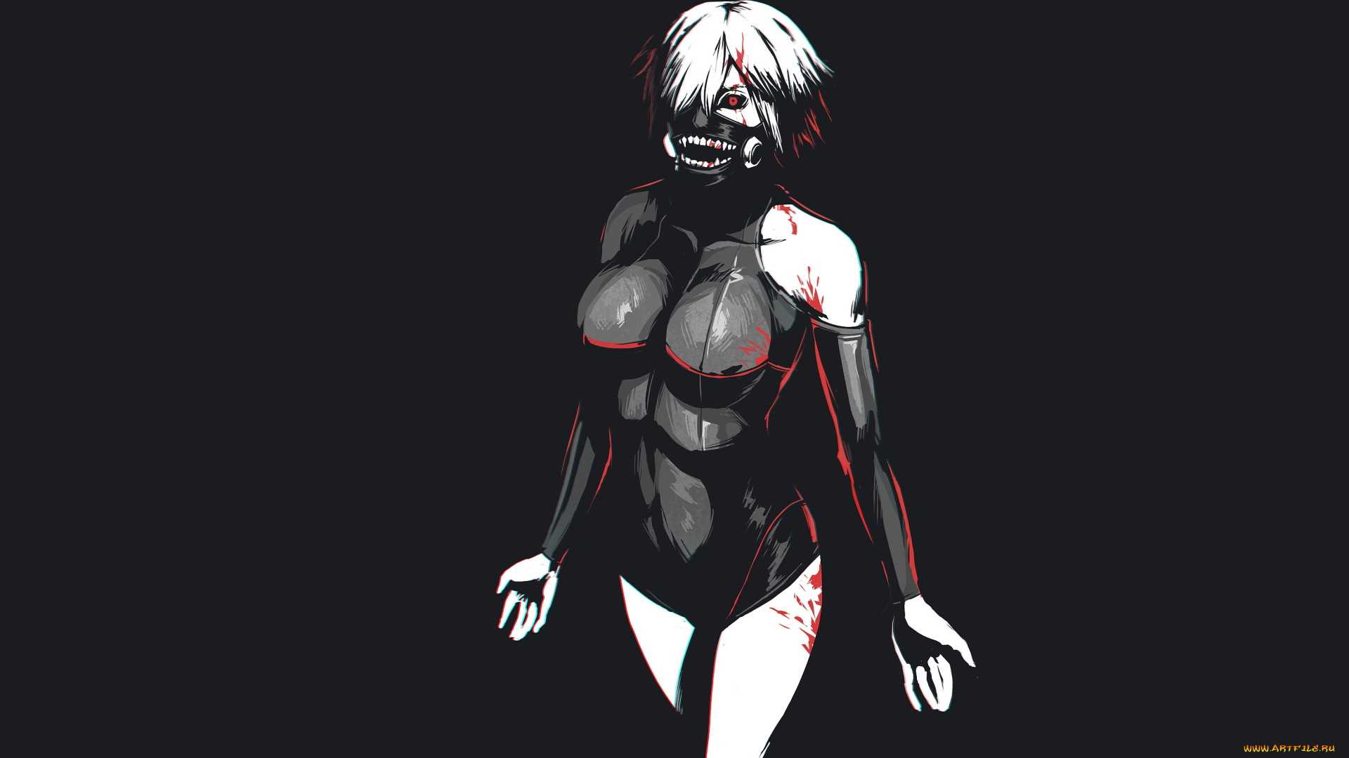 аниме, tokyo, ghoul, канеки