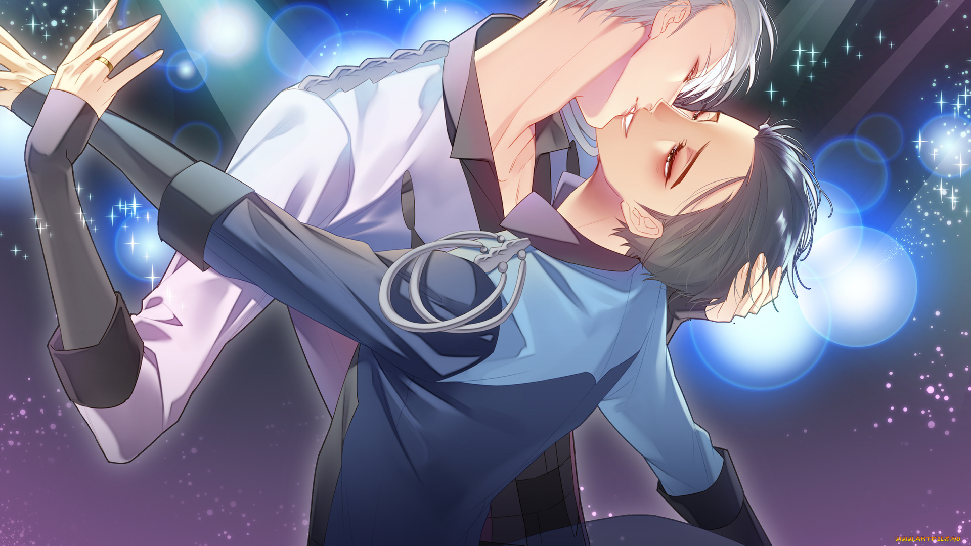 аниме, yuri, on, ice, катсуки, юри, виктор, никифоров