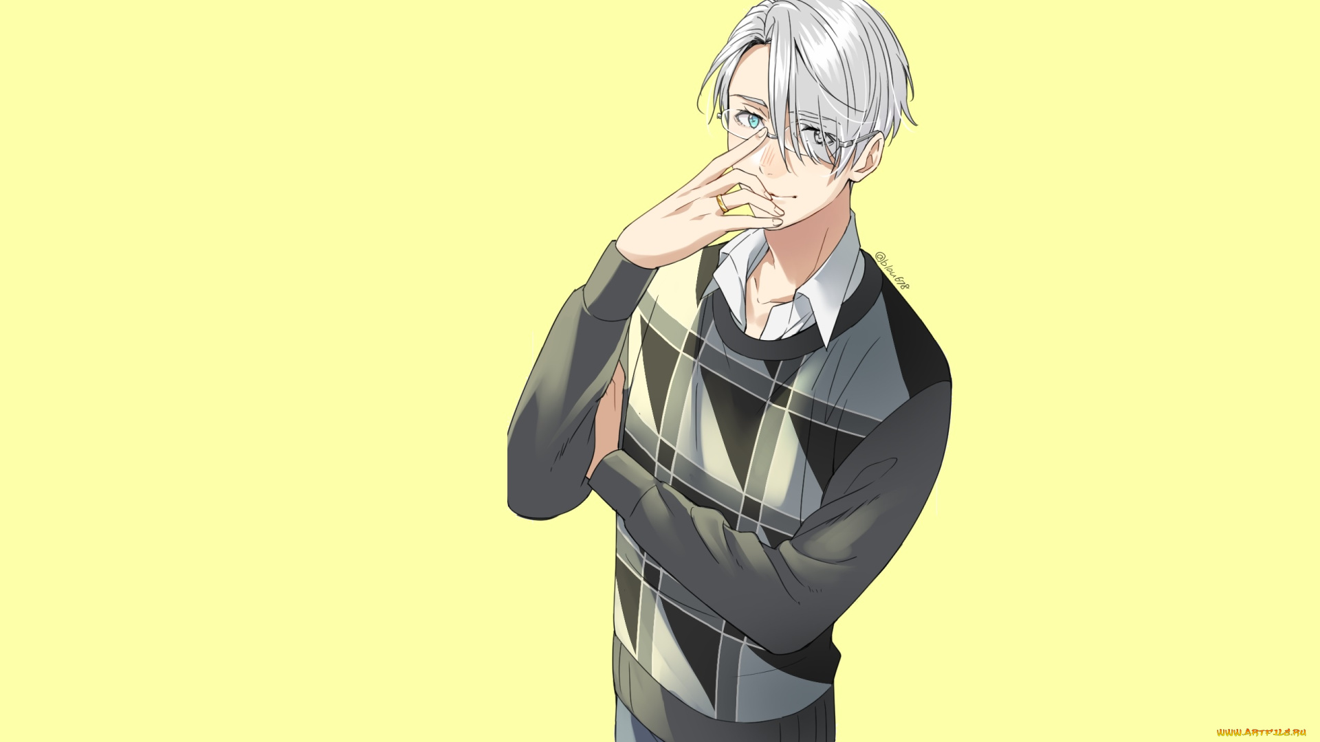 аниме, yuri, on, ice, victor, nikiforov