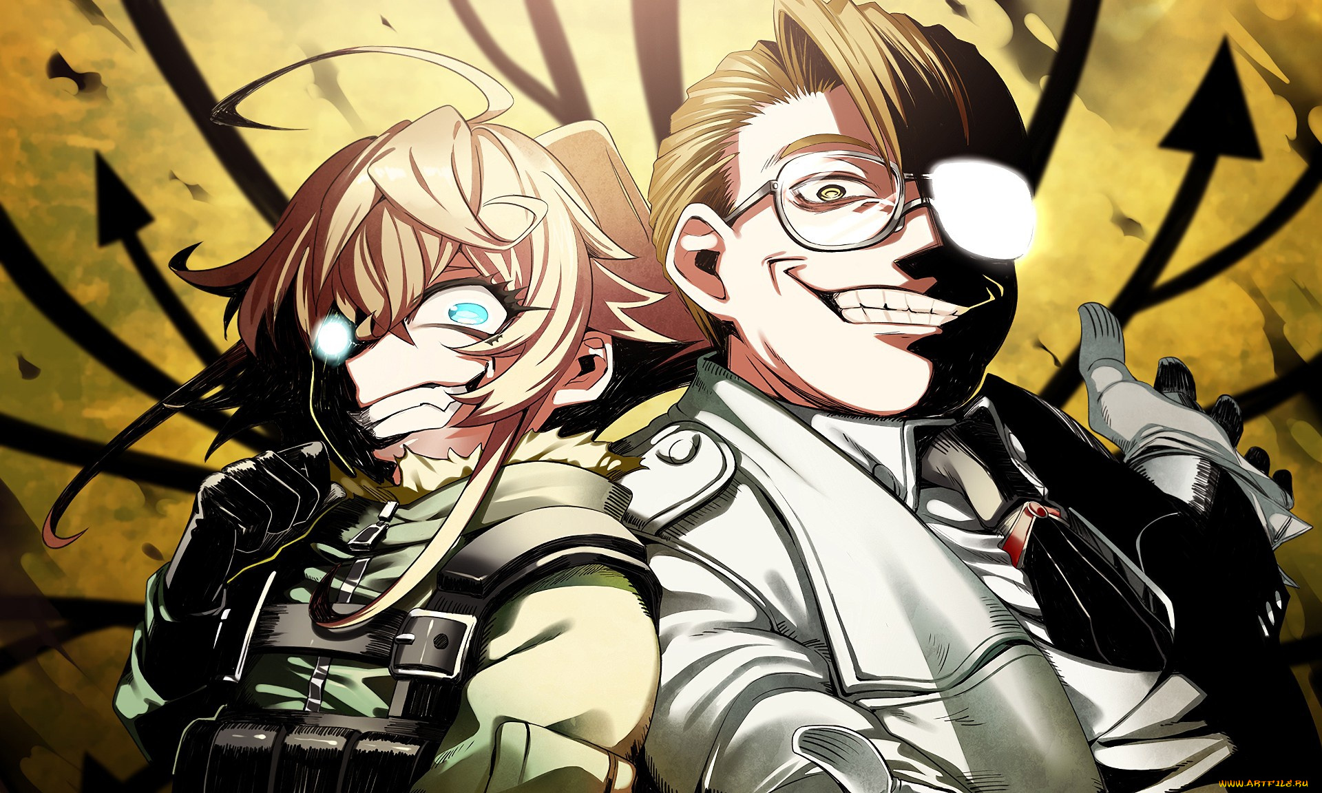 аниме, youjo, senki, youjo, senki