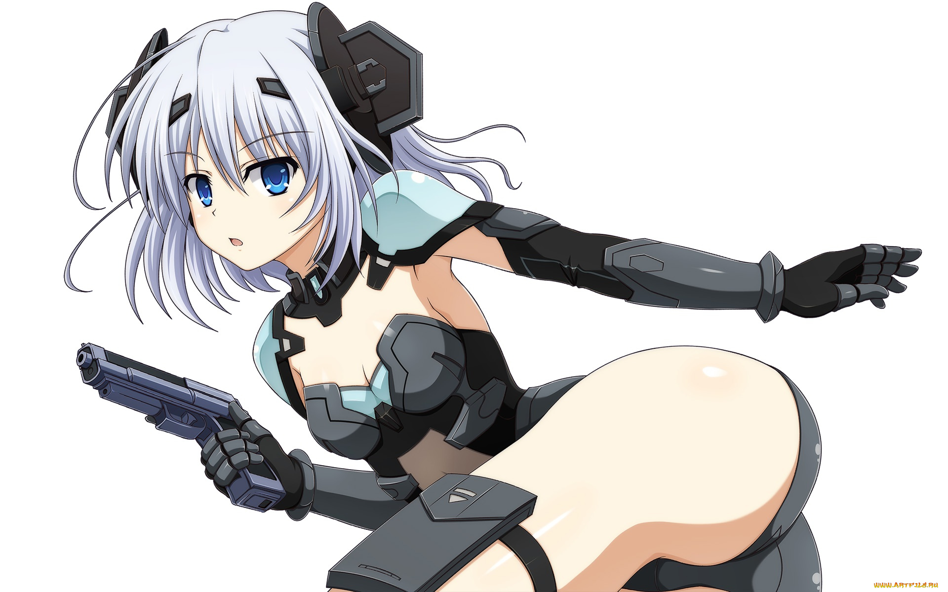 аниме, date, a, live, оружие, фон, взгляд, девушка