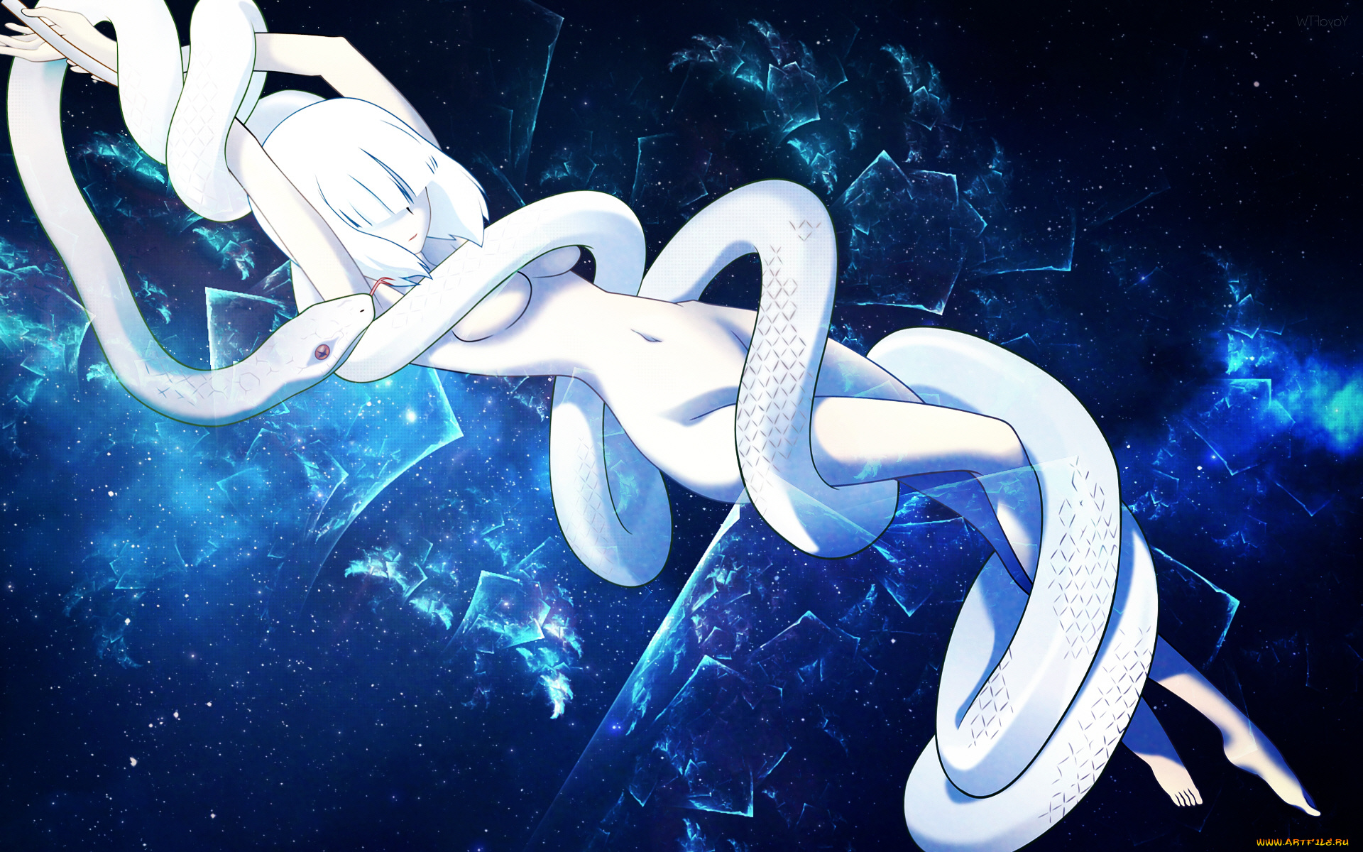 аниме, katanagatari, девушка